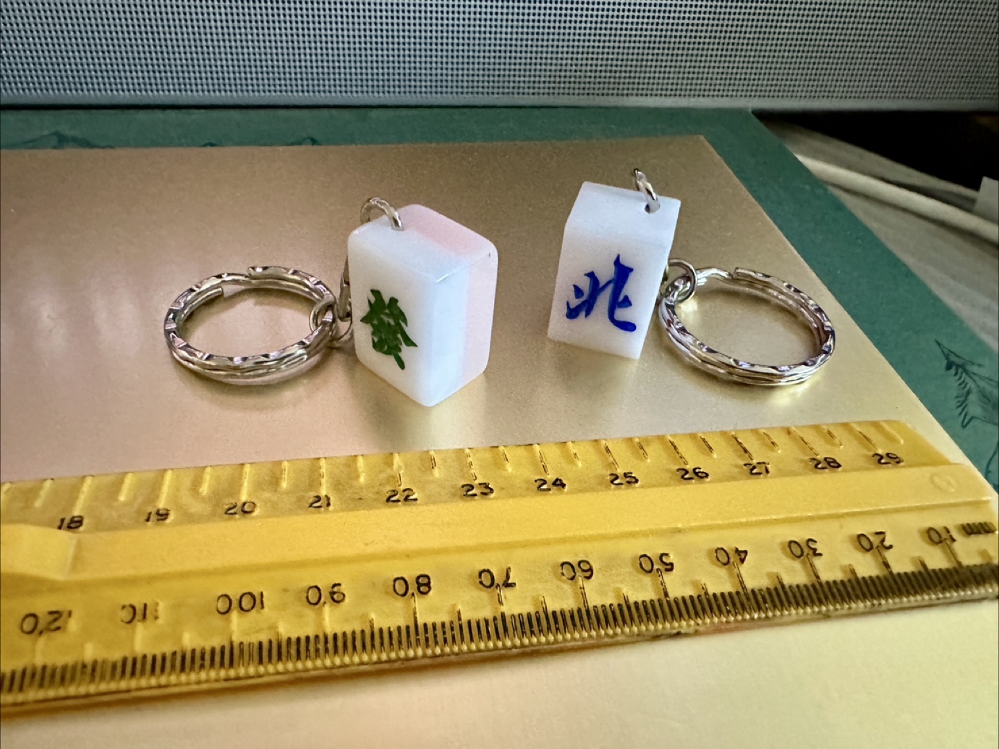 Mahjong Tile Keychains - Set of 2 - photo 2