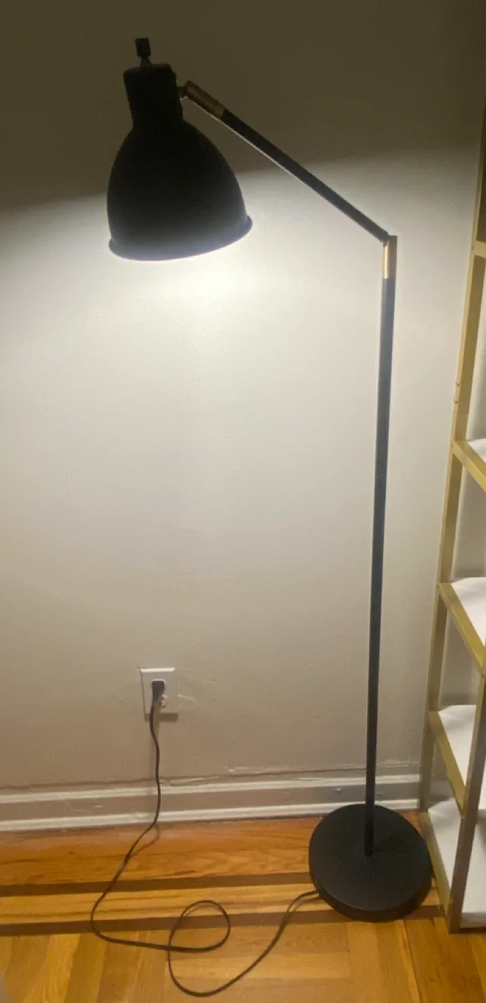 Black Adjustable Floor Lamp thumbnail