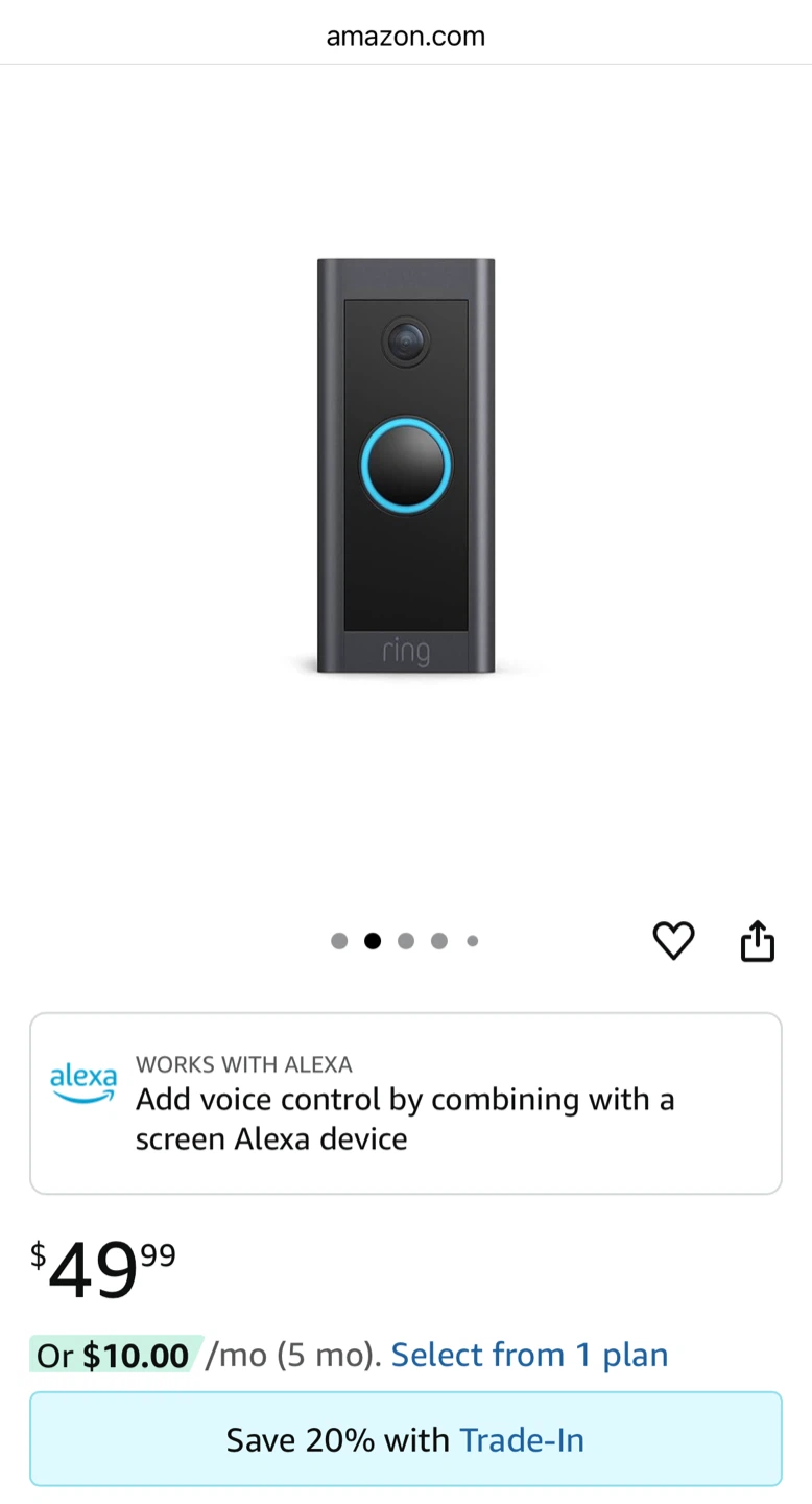 Ring Doorbell Wired - photo 3