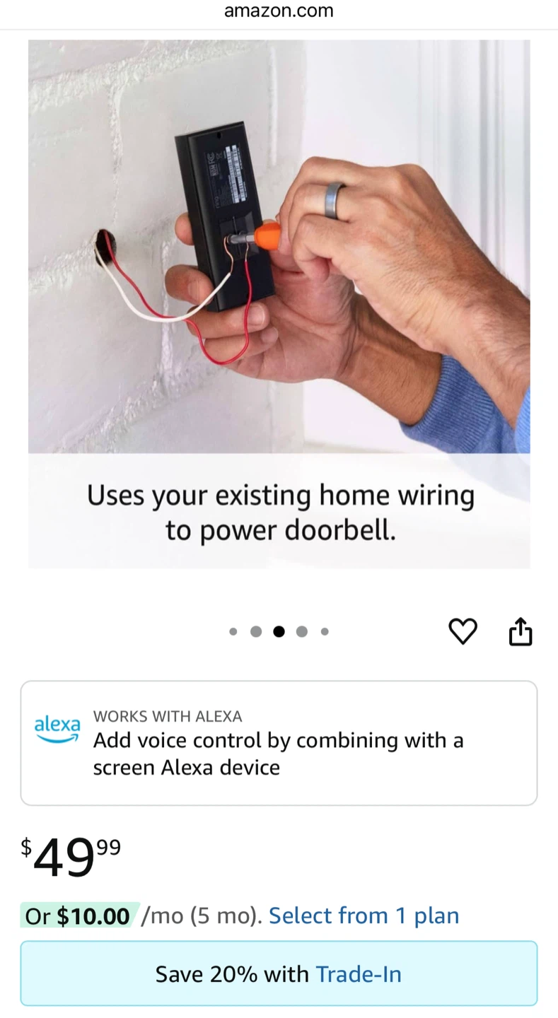 Ring Doorbell Wired - photo 5