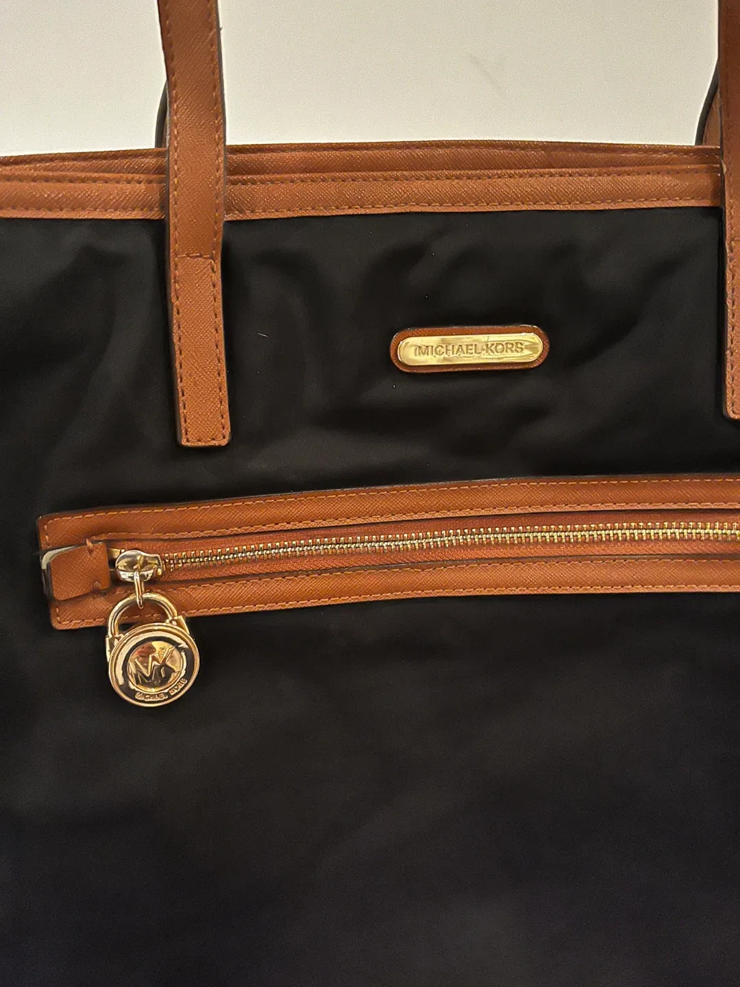 Michael Kors black/brown Tote Bag thumbnail