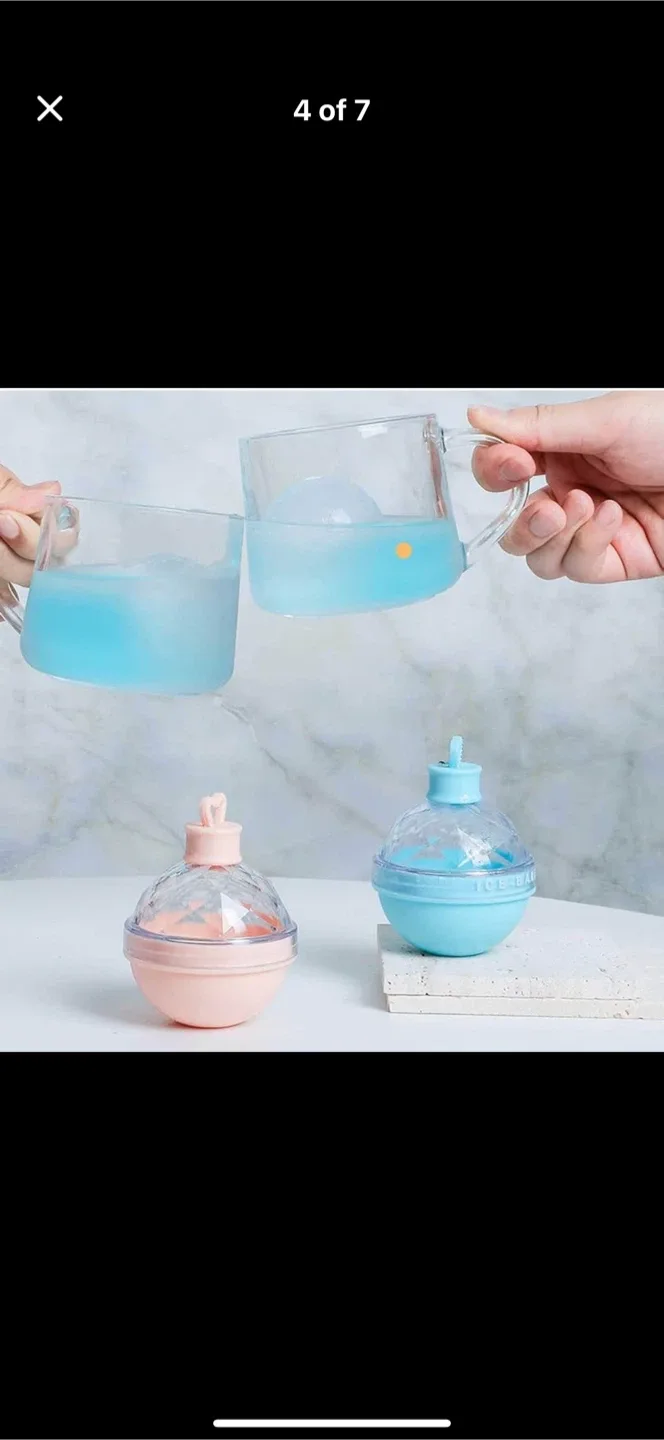 Ice Ball Maker - Easy Release Silicone image indicator(4)