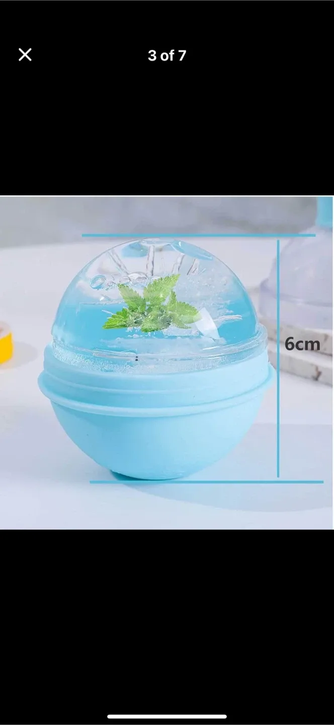 Ice Ball Maker - Easy Release Silicone image indicator(3)