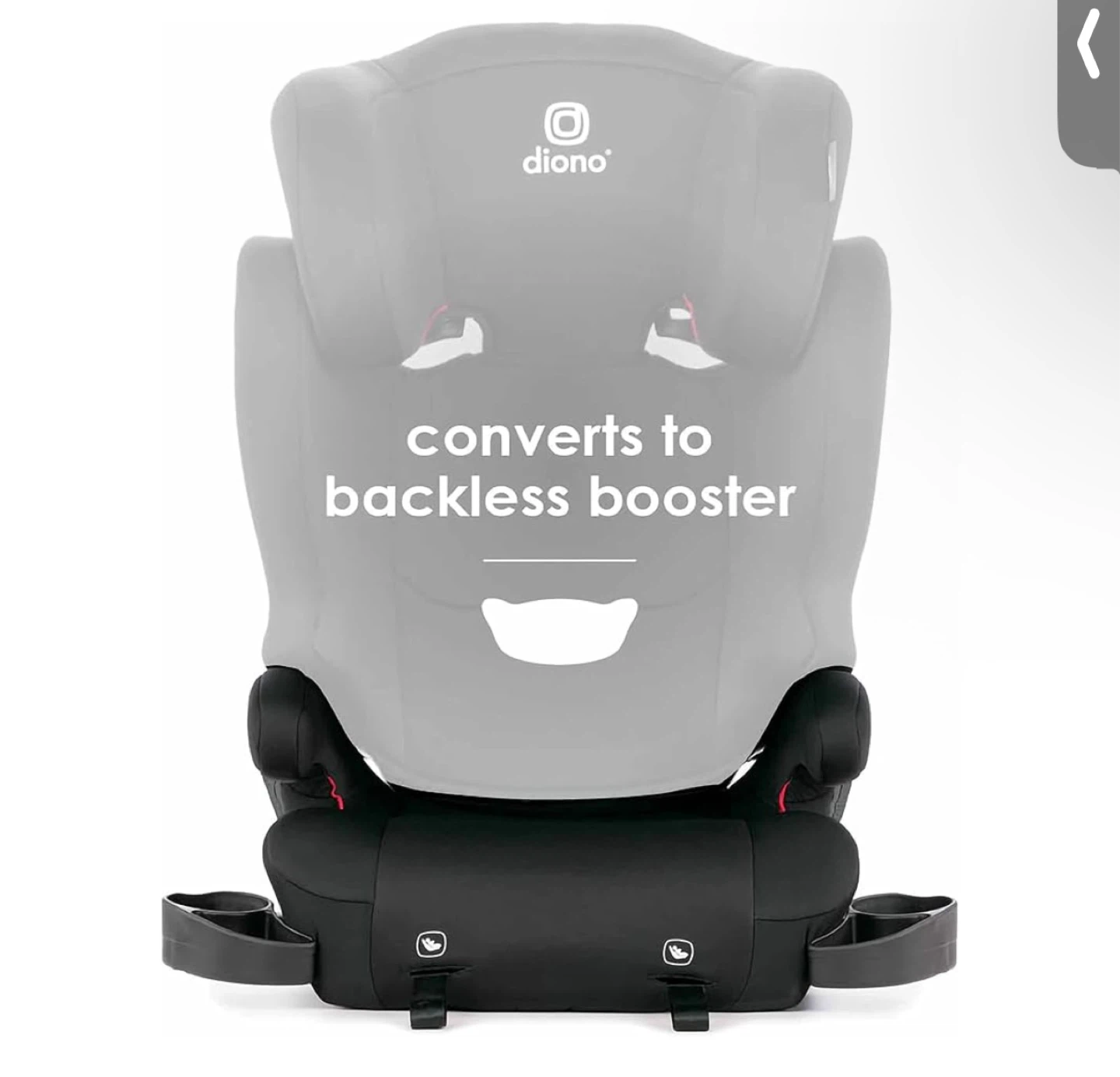 Diono Black Booster Seat - photo 4