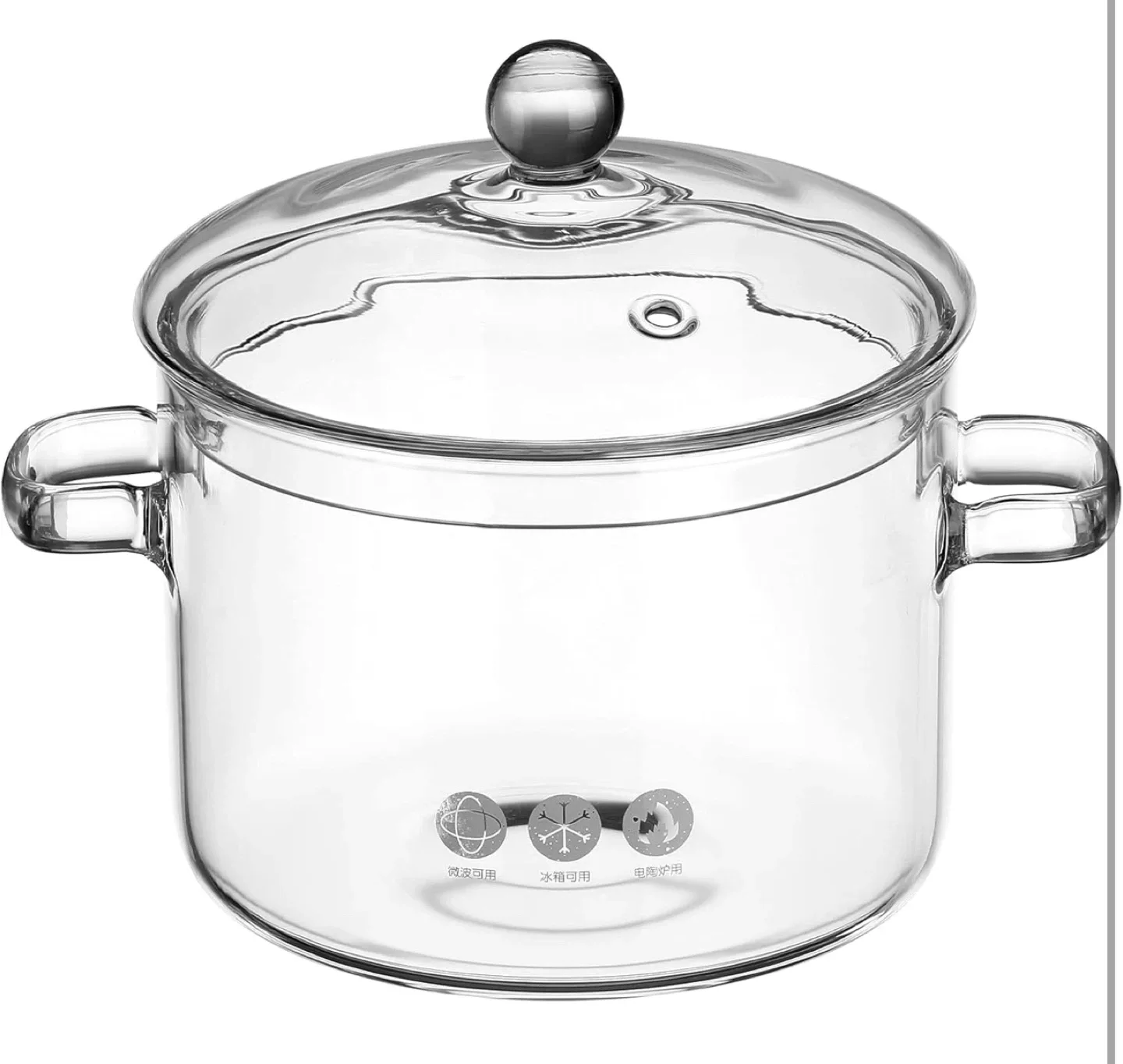 Glass Cooking Pot with Lid 1.9L/67Oz thumbnail