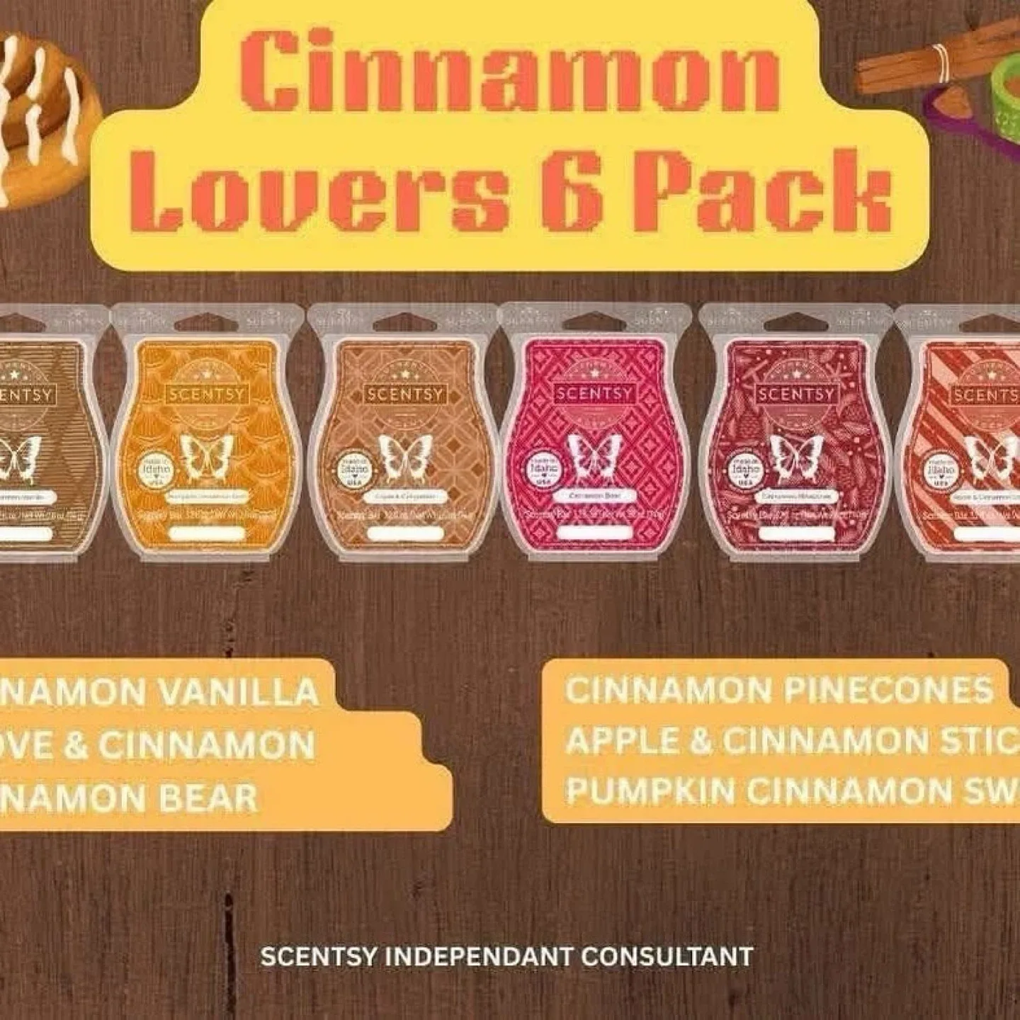 Scentsy Cinnamon Bars thumbnail