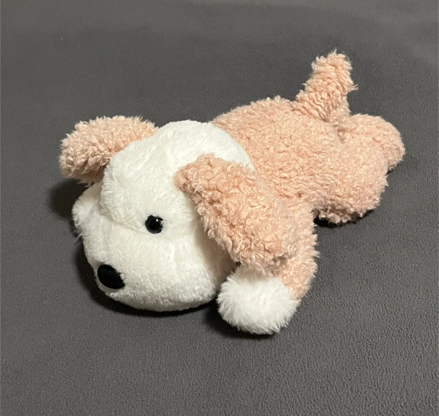 Dog Plush Toy - Pink & White thumbnail