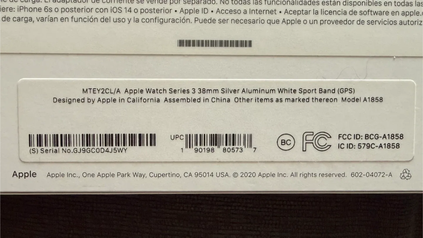 Empty box Apple Watch Series 9 45mm Pink Aluminum image indicator(2)