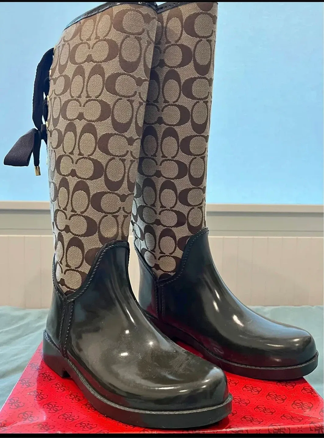 Coach Rain Boots Size 6 thumbnail