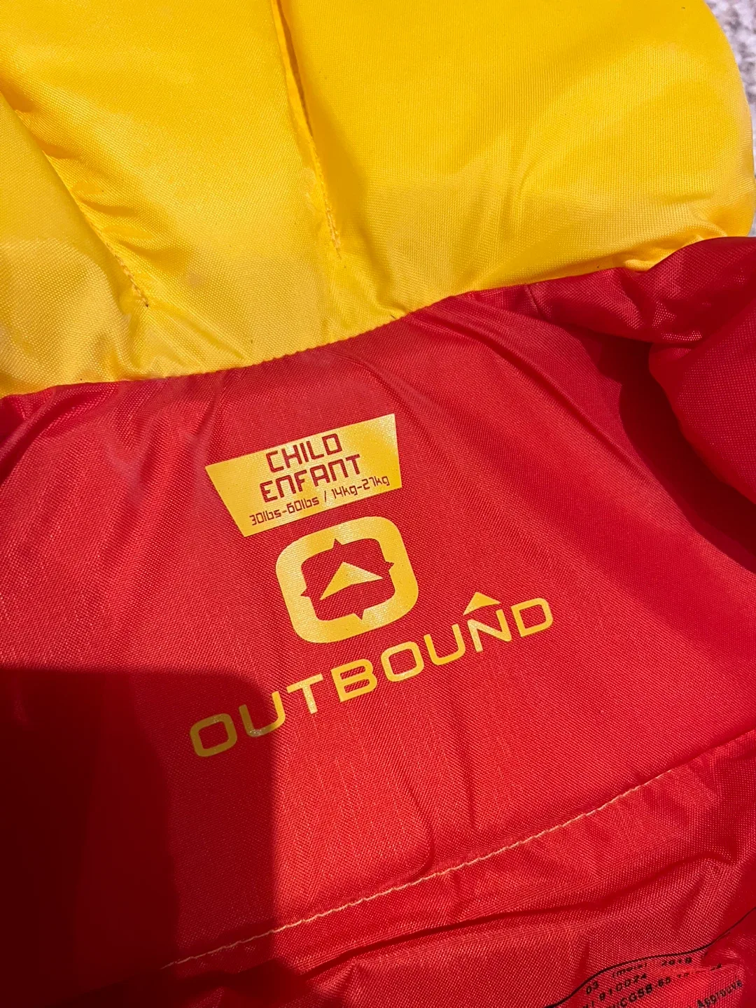 Outbound Child Life Jacket (30-60lbs) image indicator(3)