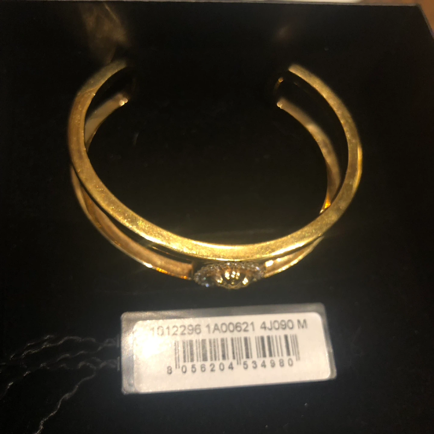 Versace Gold Bangle Bracelet