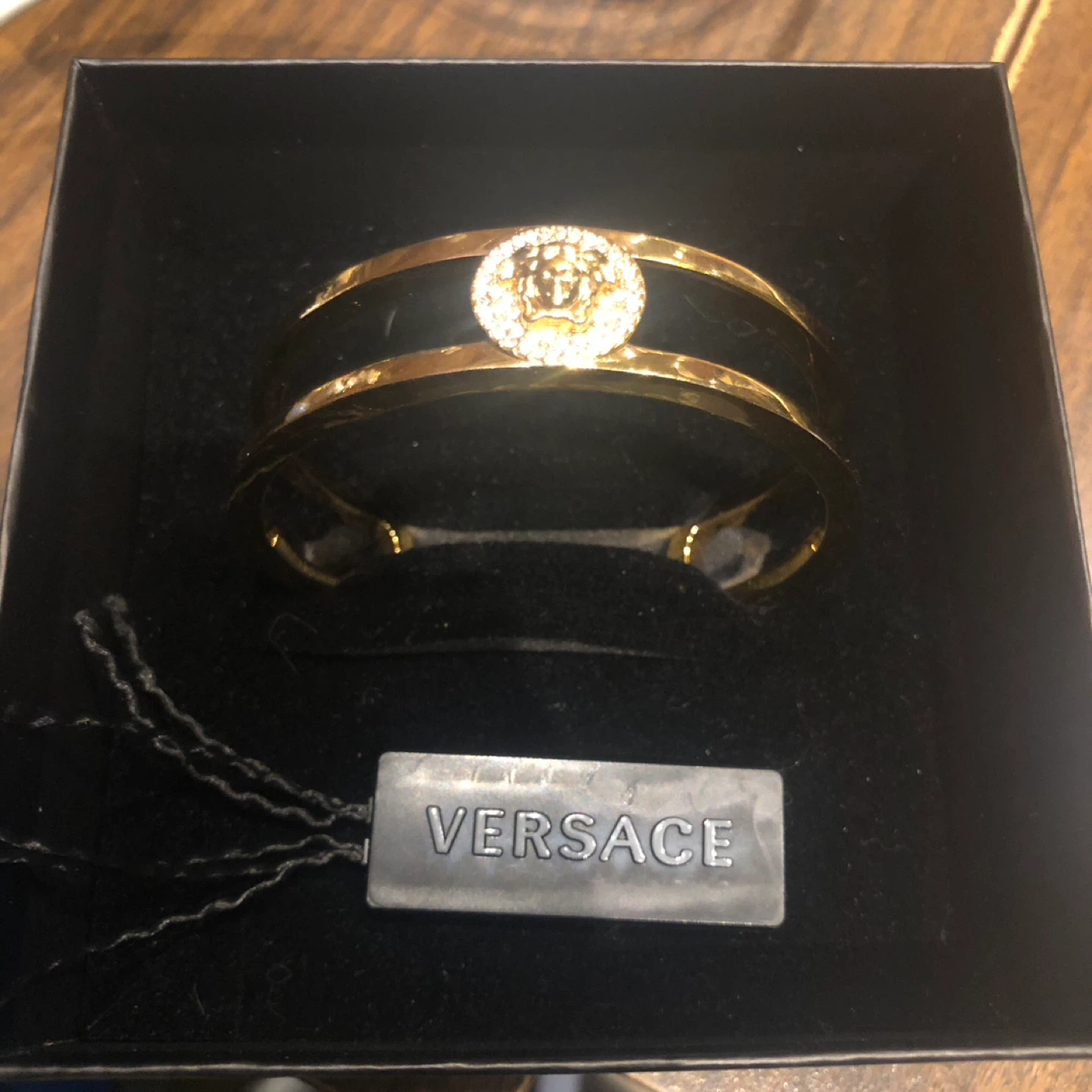 Versace Gold Bangle Bracelet - photo 2
