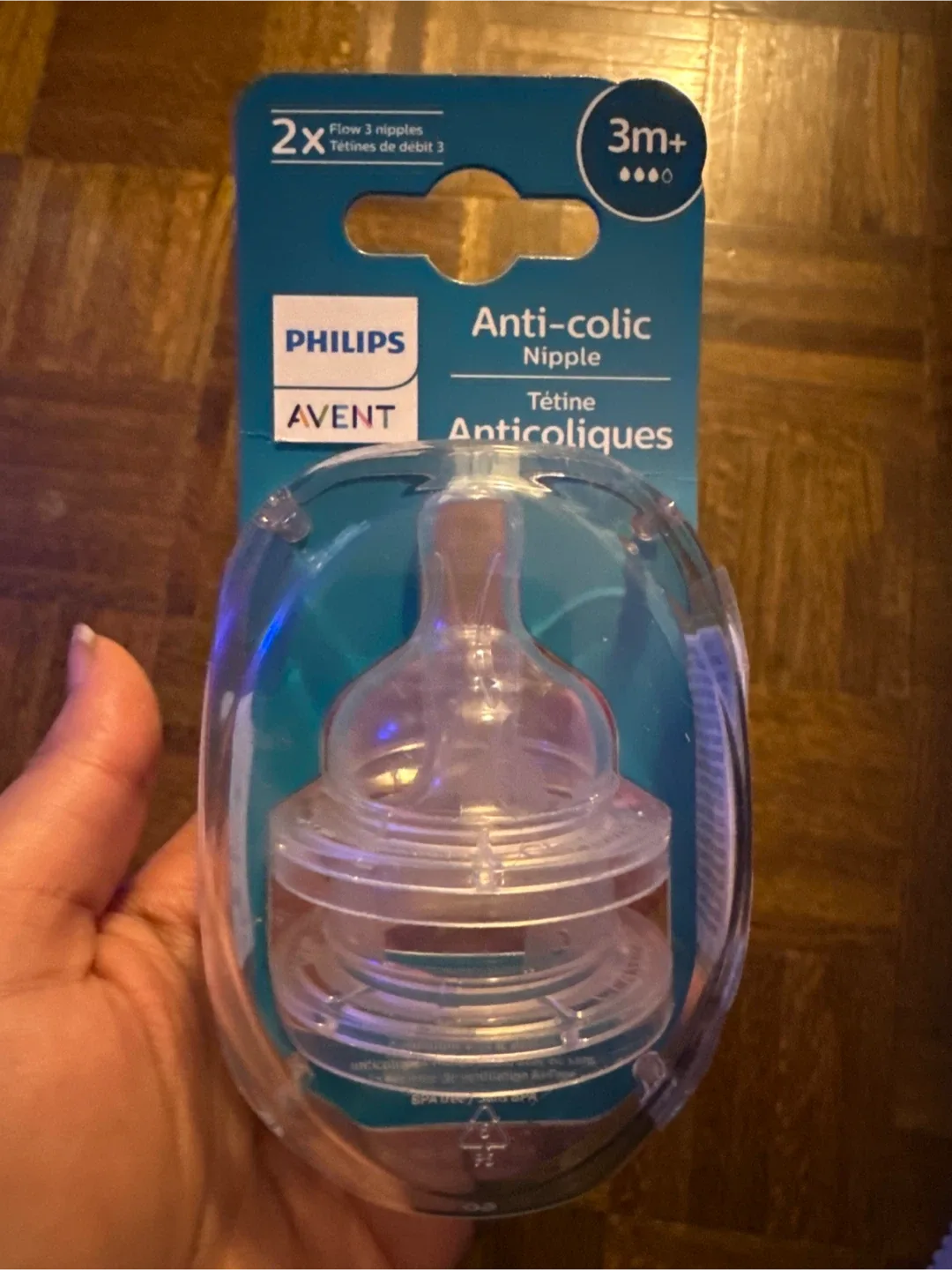 Philips Avent Anti-colic Nipple 3m+ thumbnail