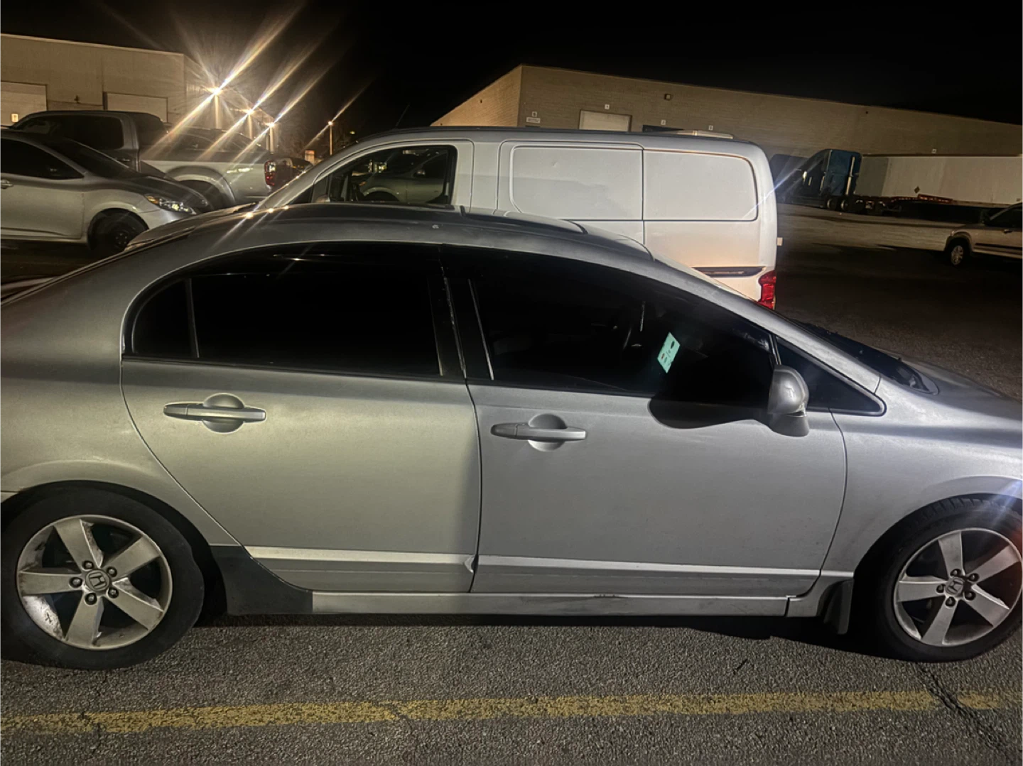 Silver Honda Civic Sedan 2008 - photo 3