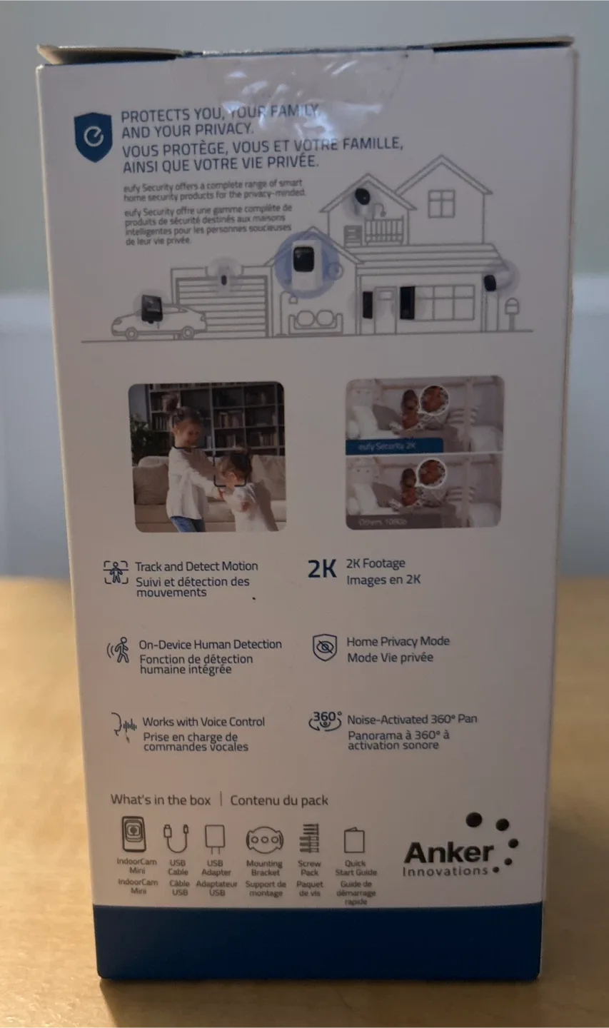 Eufy Security Indoor Cam Mini - Pan & Tilt, 2K image indicator(2)