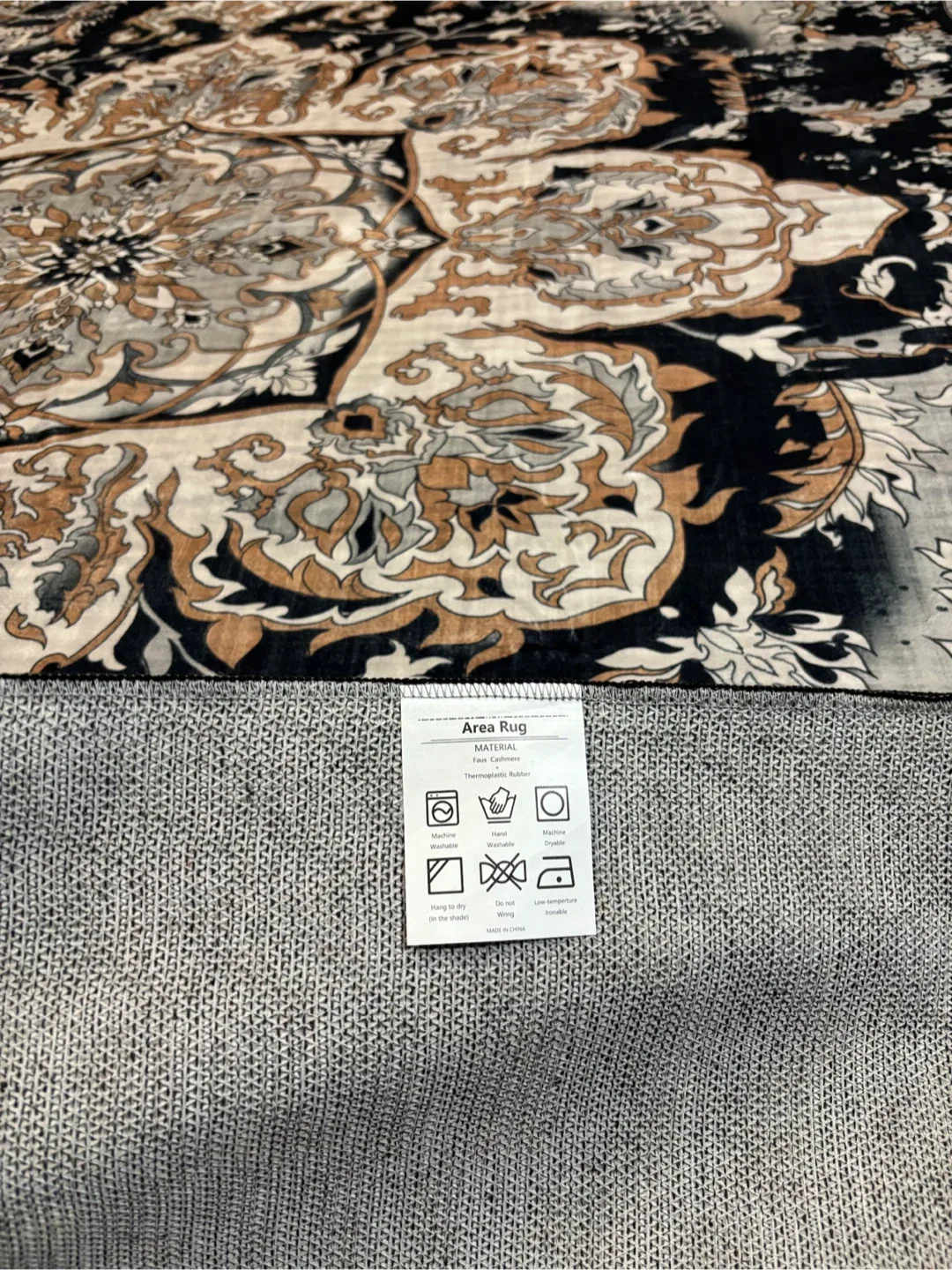 🥕 Elegant 9x12 ft Area Rug - Soft, Washable, Non Slip image indicator(2)