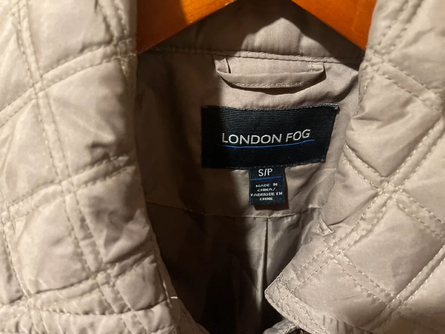 London Fog Quilted Trench Coat image indicator(2)