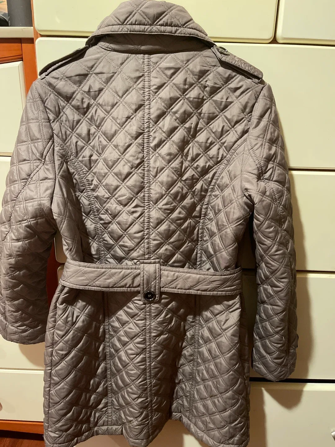 London Fog Quilted Trench Coat image indicator(4)