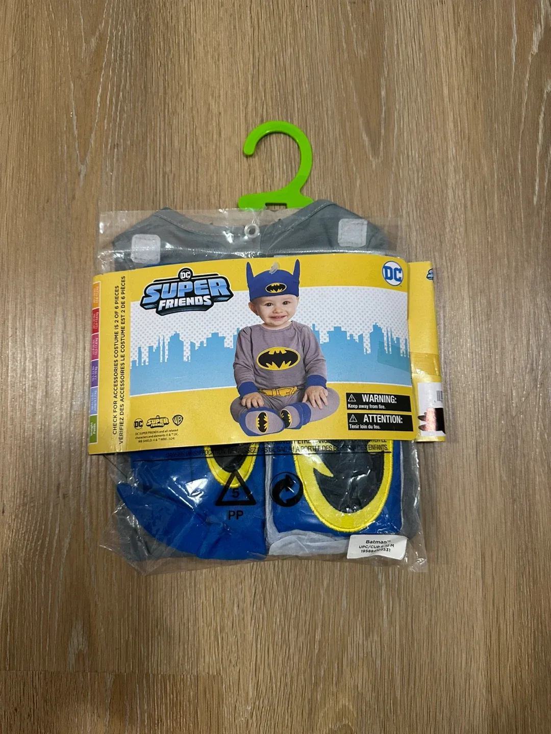 Super Friends Batman Costume  Size: 6-12 Months thumbnail