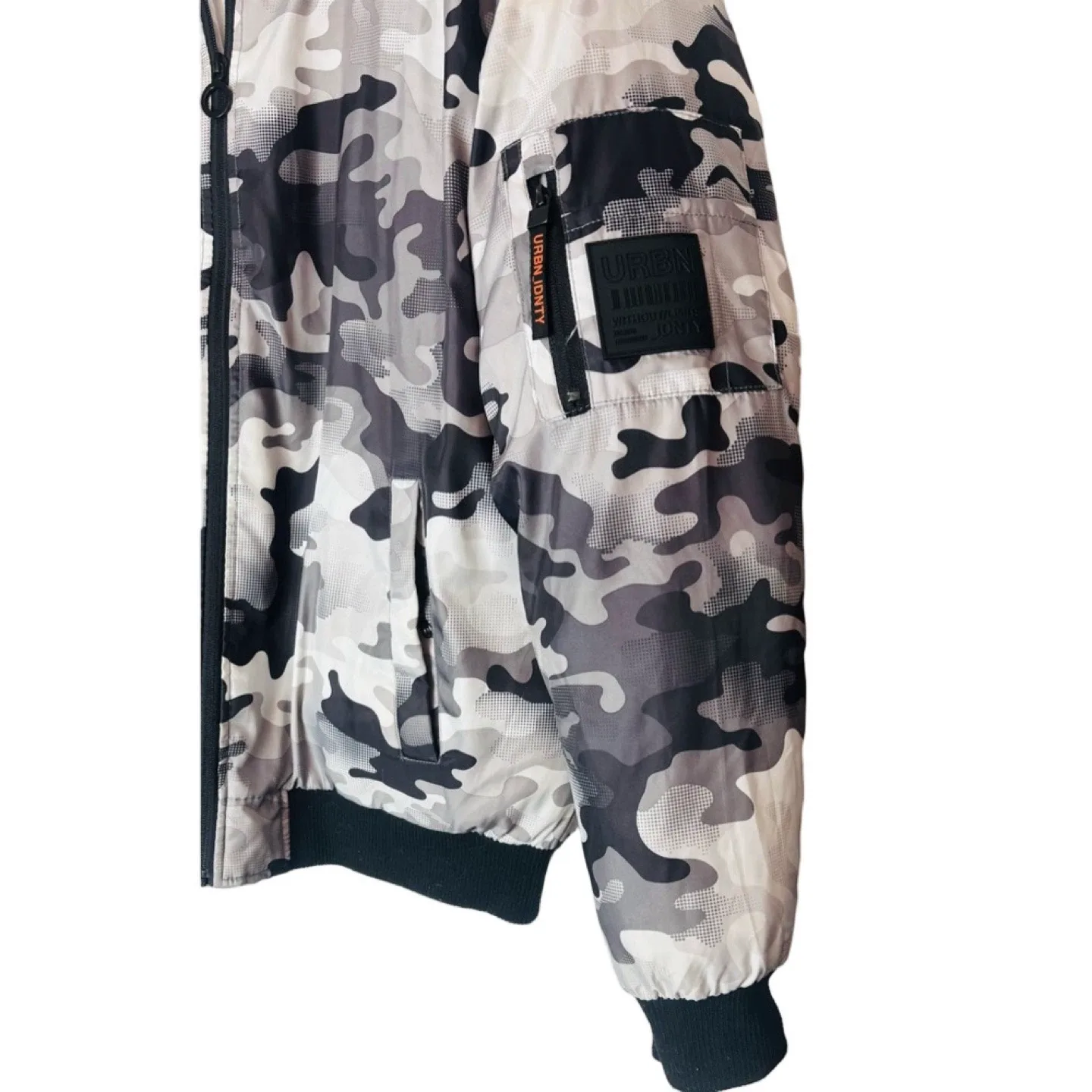 Urban ID Men's Camouflage Bomber Jacket image indicator(3)