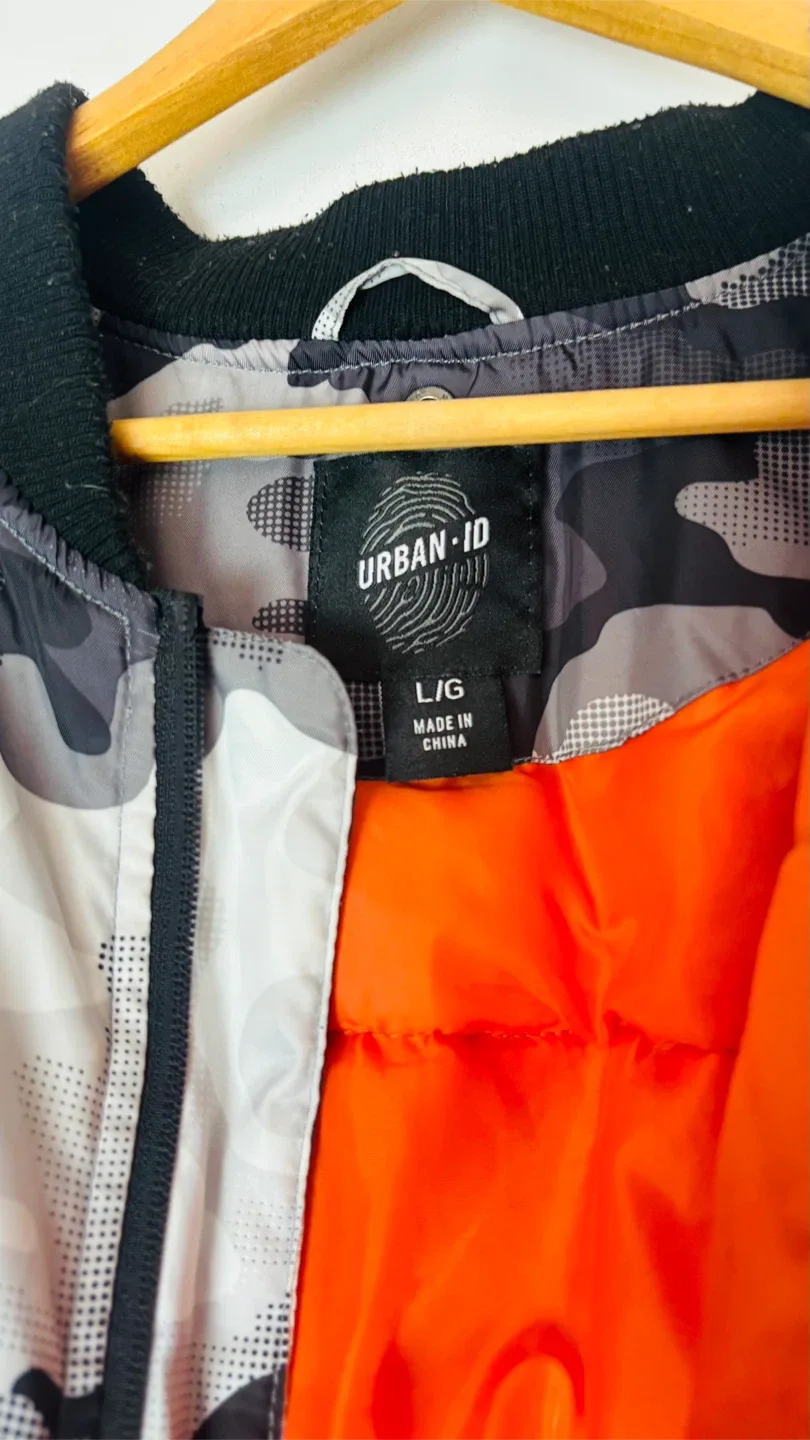 Urban ID Men's Camouflage Bomber Jacket image indicator(6)