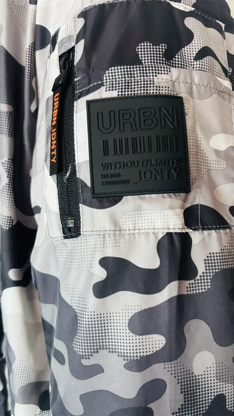 Urban ID Men's Camouflage Bomber Jacket image indicator(7)