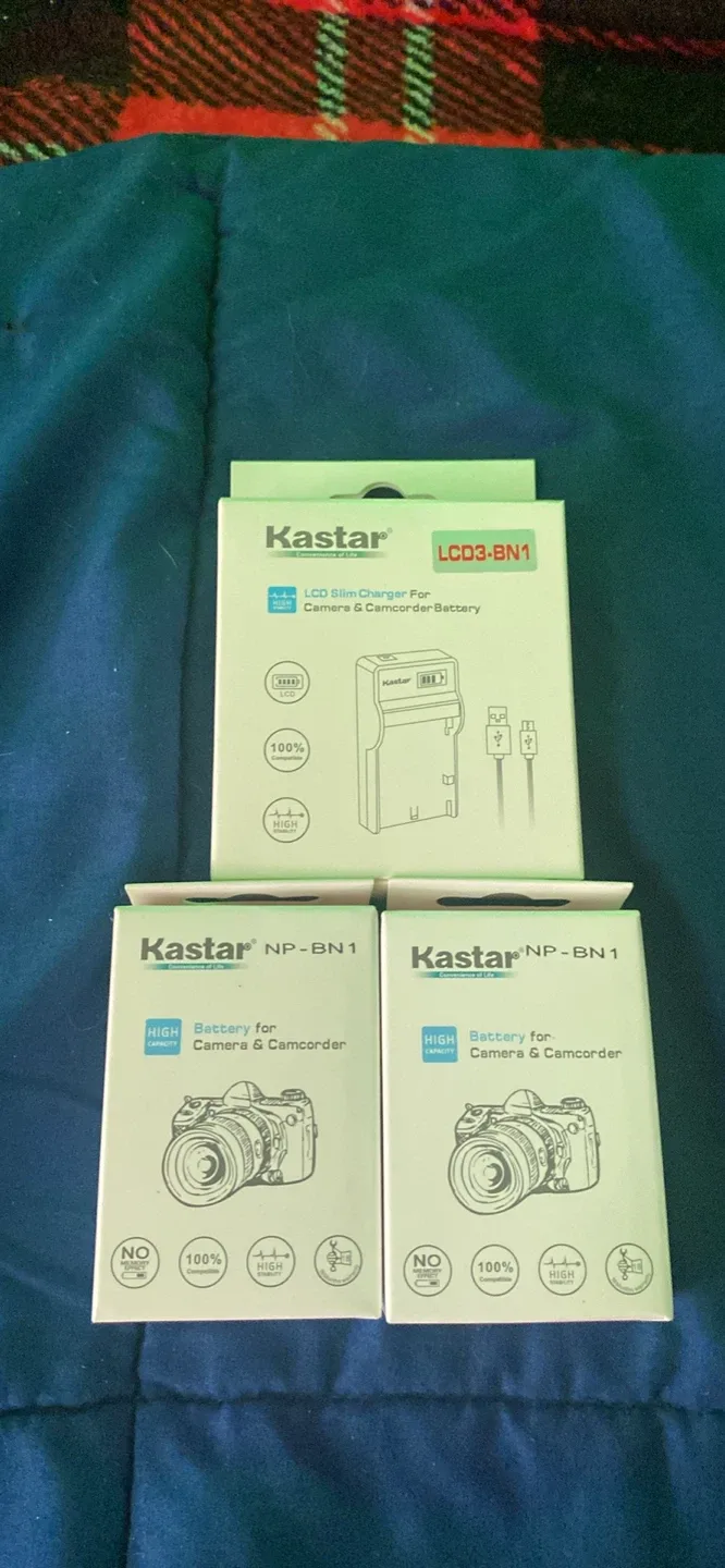 Kastar NP-BN1 Battery + LCD Charger - New thumbnail