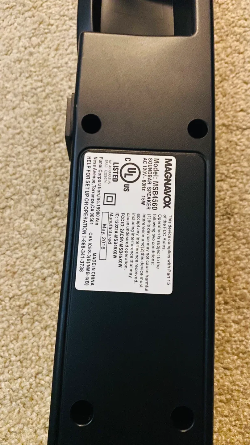 🥕 Magnavox MSR5560 Soundbar Speaker image indicator(5)