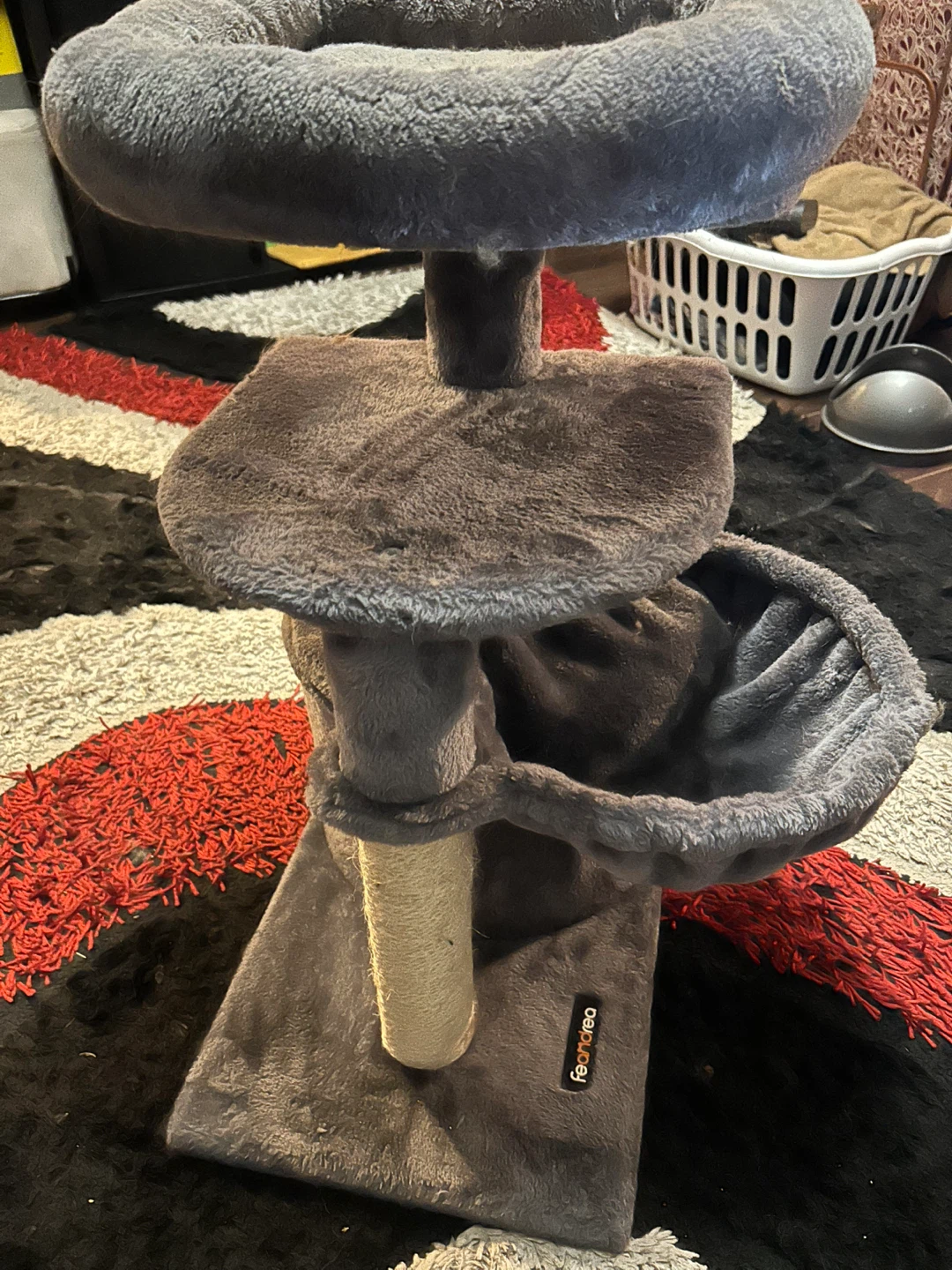 Feandrea Cat Tree with Condo, Bowl, and Platform - photo 2