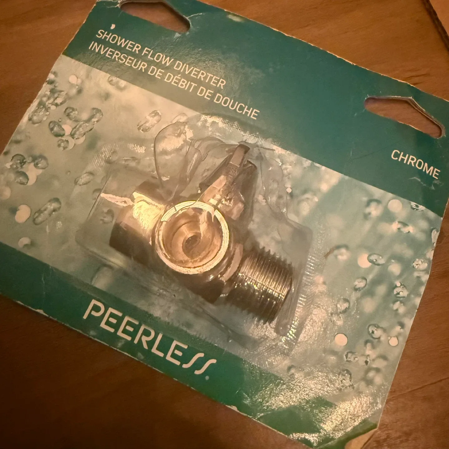 Peerless Shower Flow Diverter - Chrome Finish 🥕 thumbnail