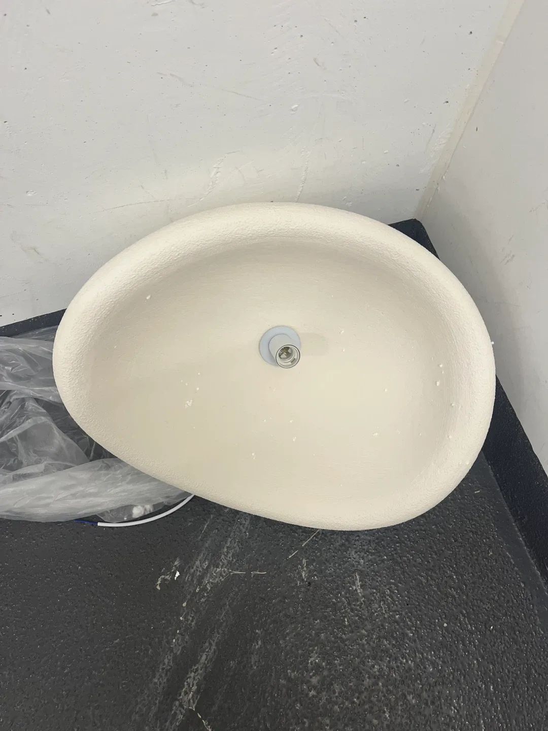 Textured White Pendant Light image indicator(6)