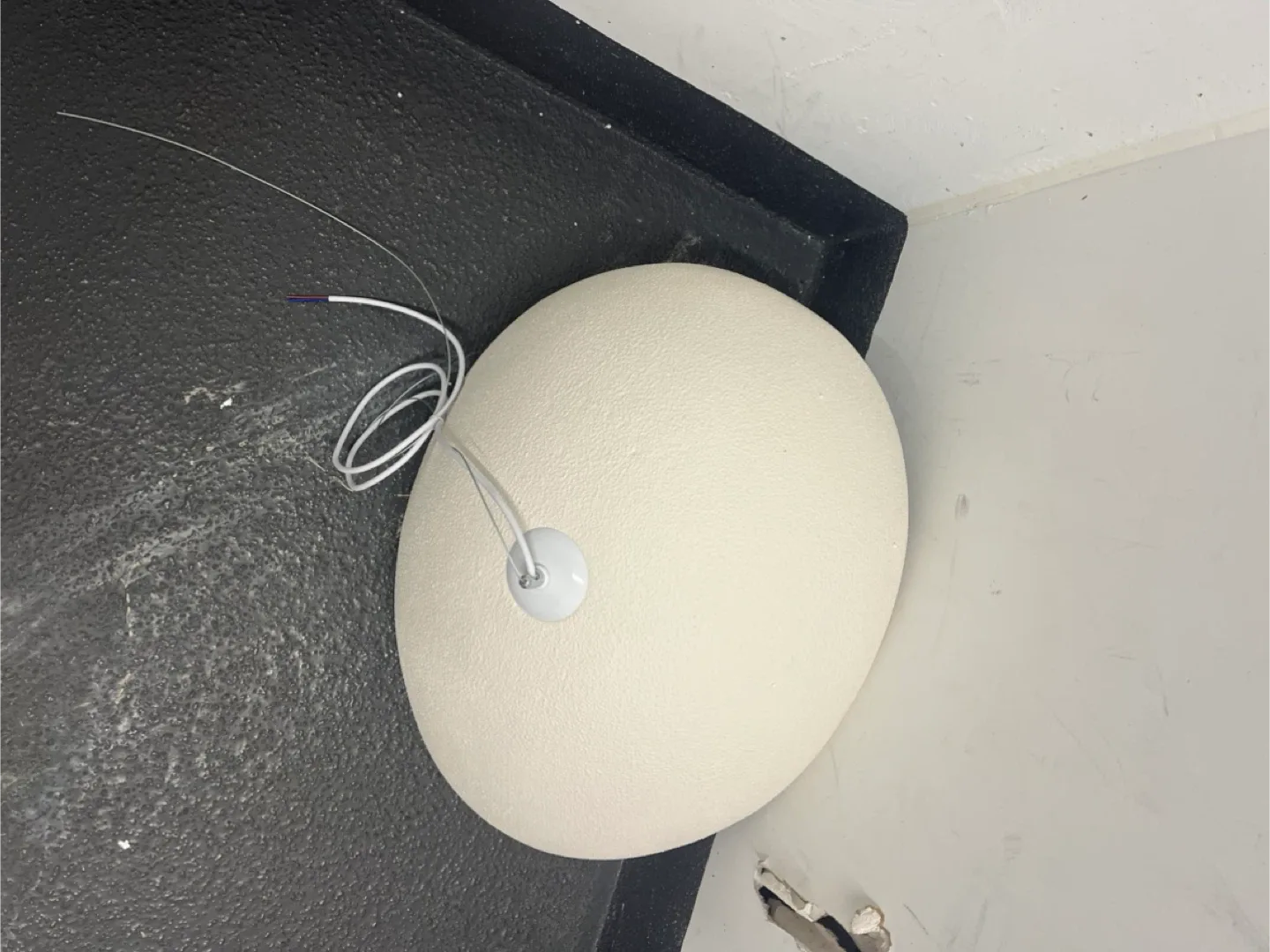 Textured White Pendant Light image indicator(7)