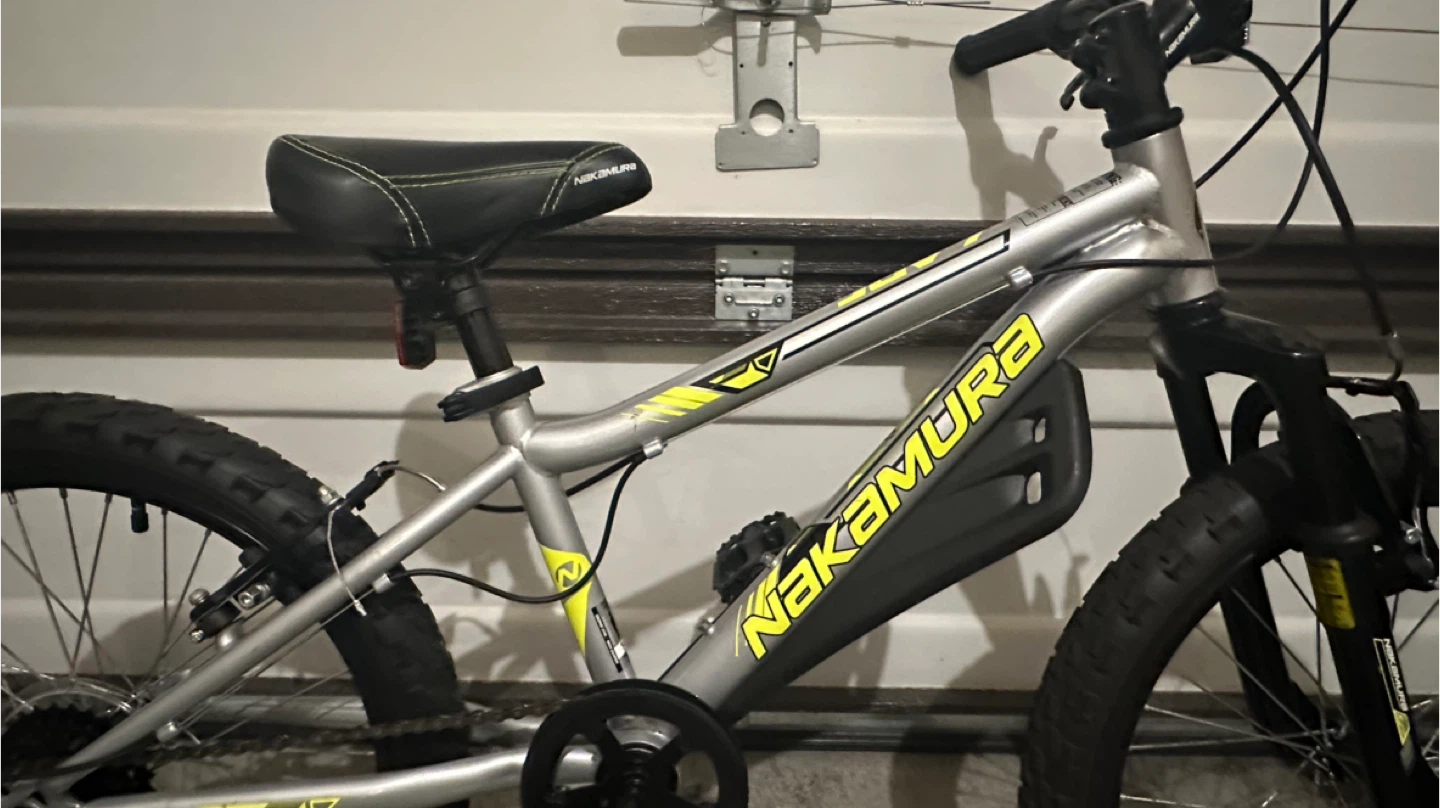 Nakamura 20” Mountain Bike - Silver/Yellow - photo 3
