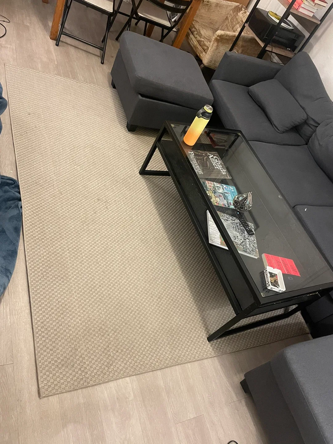 Light Beige Patterned Washable 5’x7.5’ Rug image indicator(3)