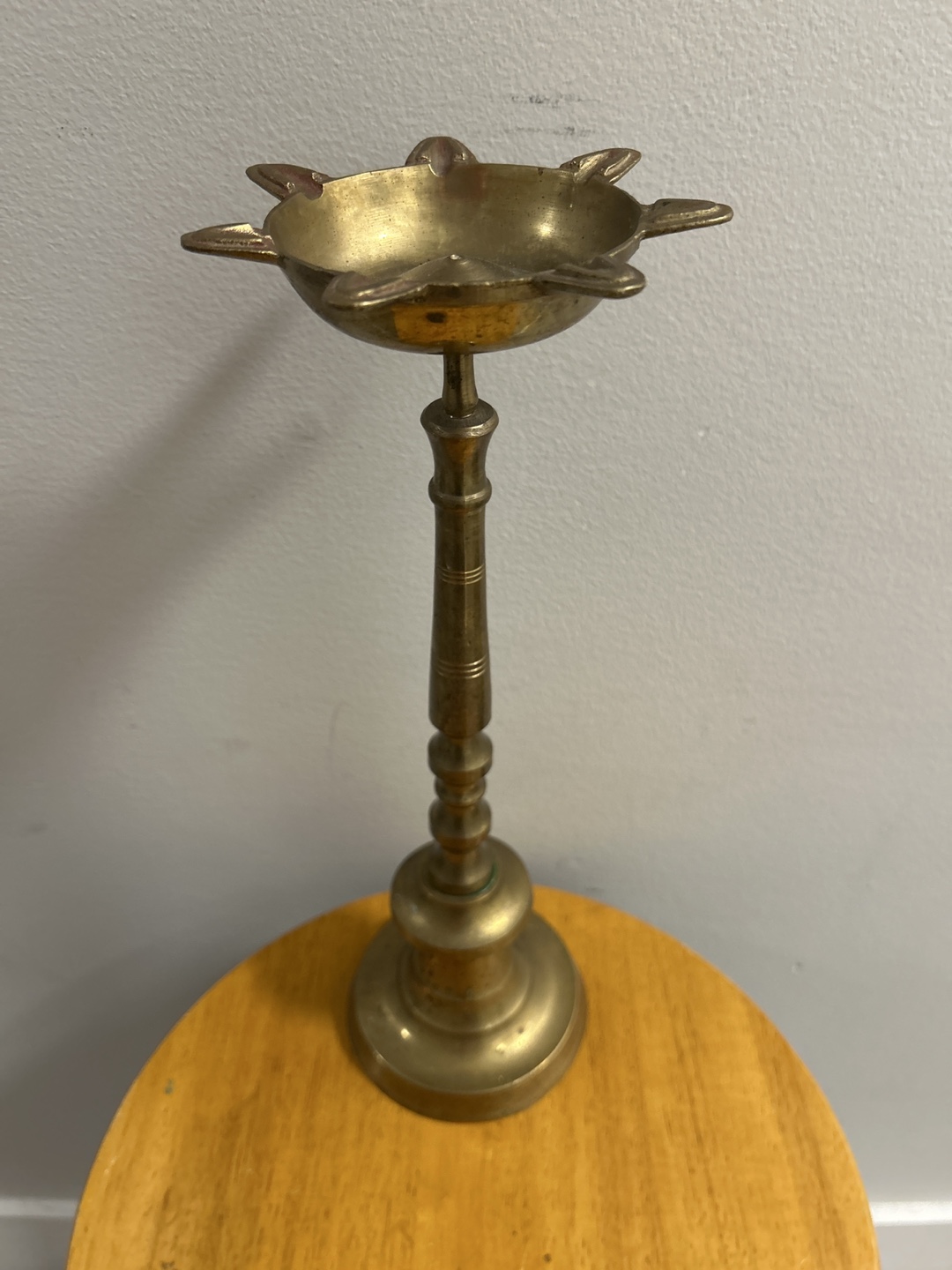 Vintage religious decoration brass