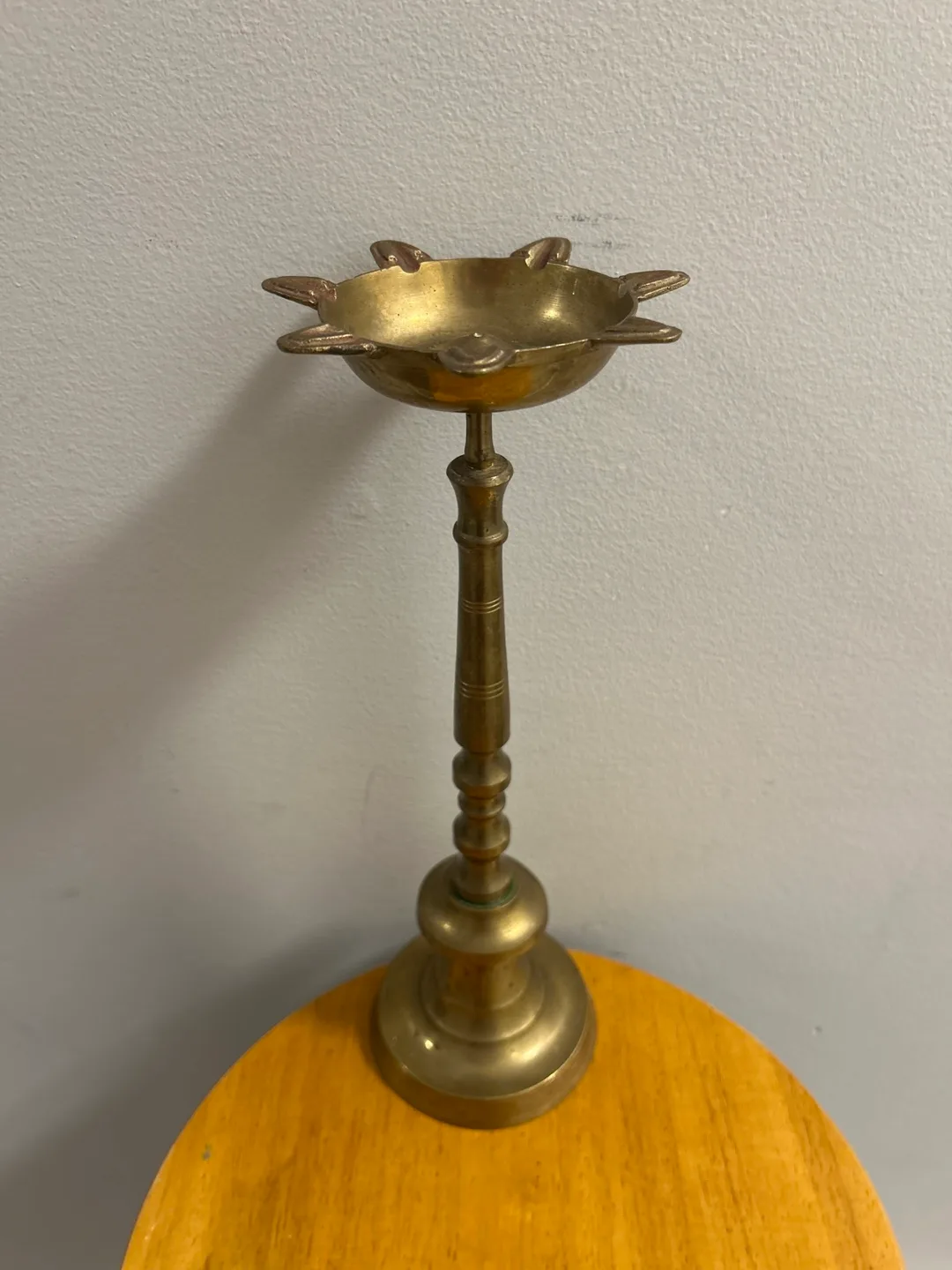 Vintage religious decoration brass image indicator(5)