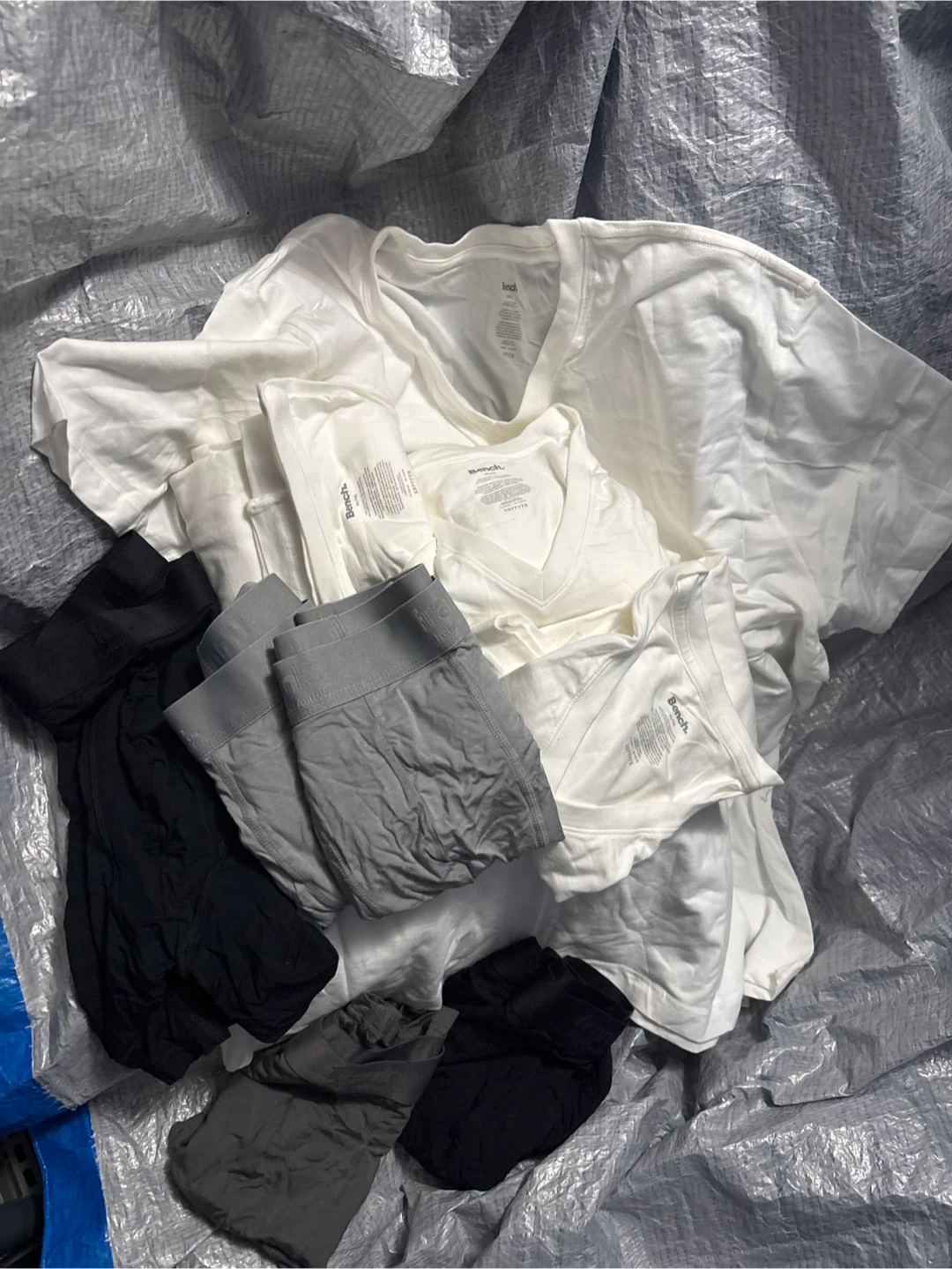 Bench White XL/TG T-shirts & Frank And Oak Underwear
