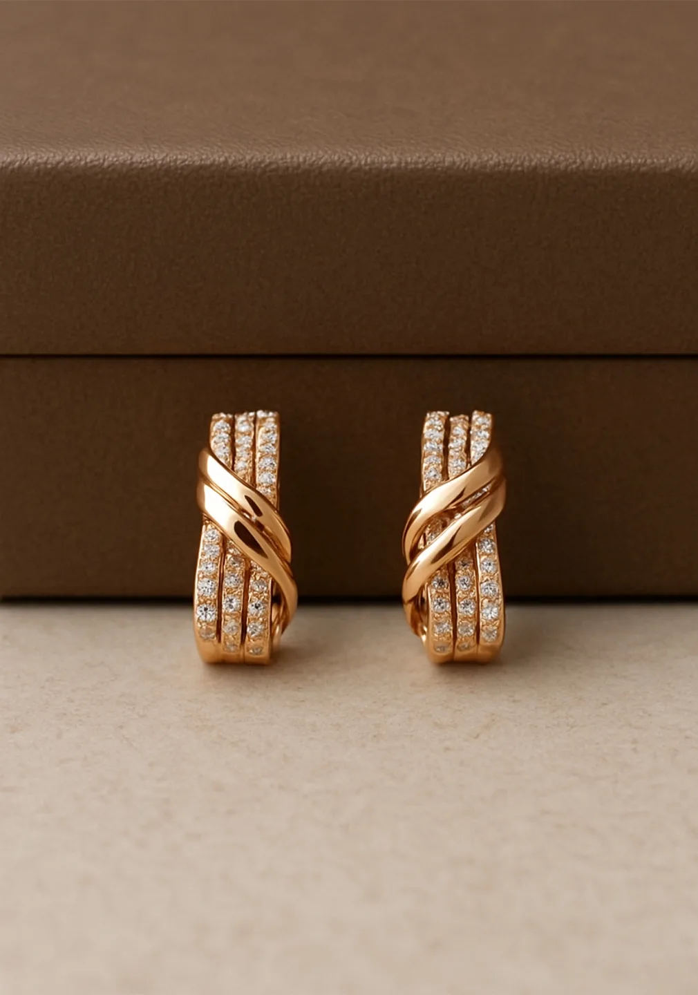 Rose Gold plated Earrings thumbnail