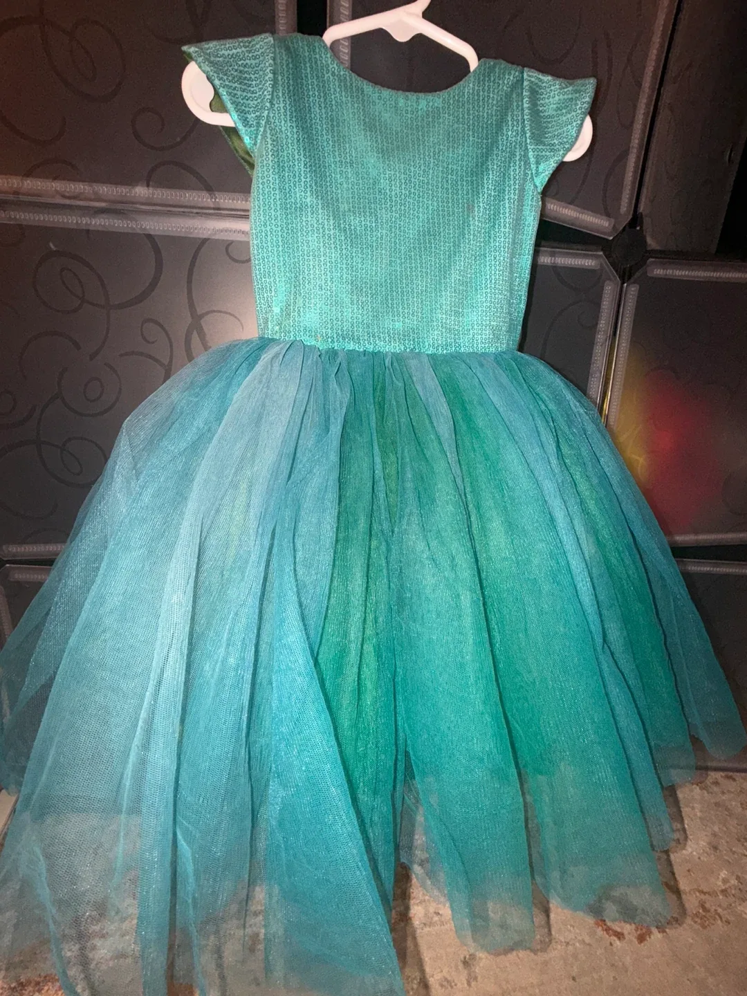 Turquoise Sequin Dress thumbnail