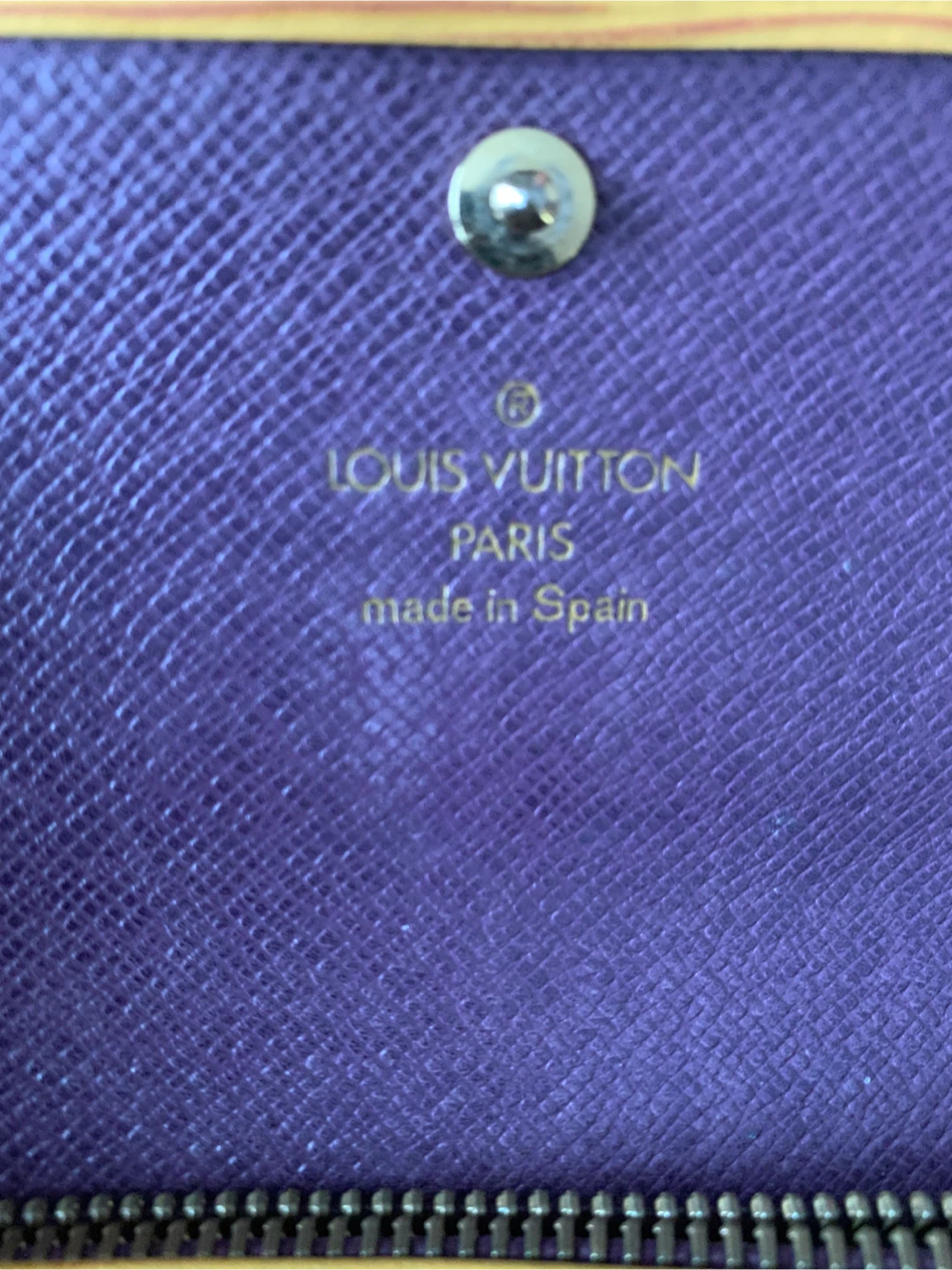 Louis Vuitton Yellow Leather Wallet - photo 4