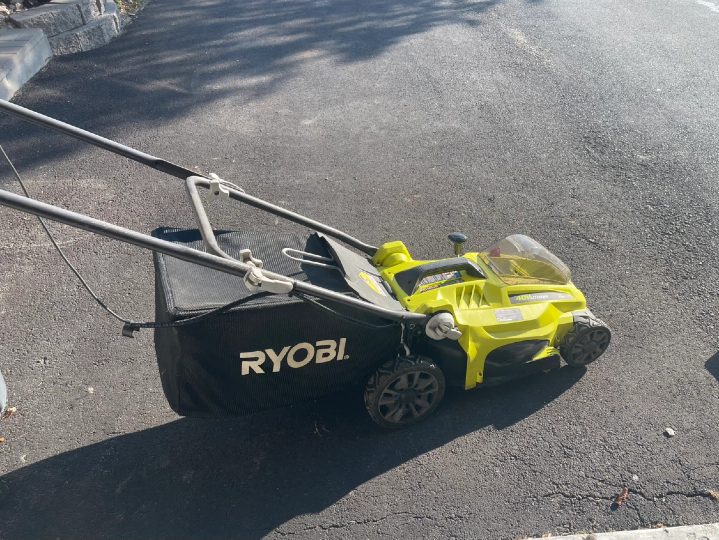 Ryobi 40V 16-inch Cordless Lawn Mower & Trimmer - photo 3