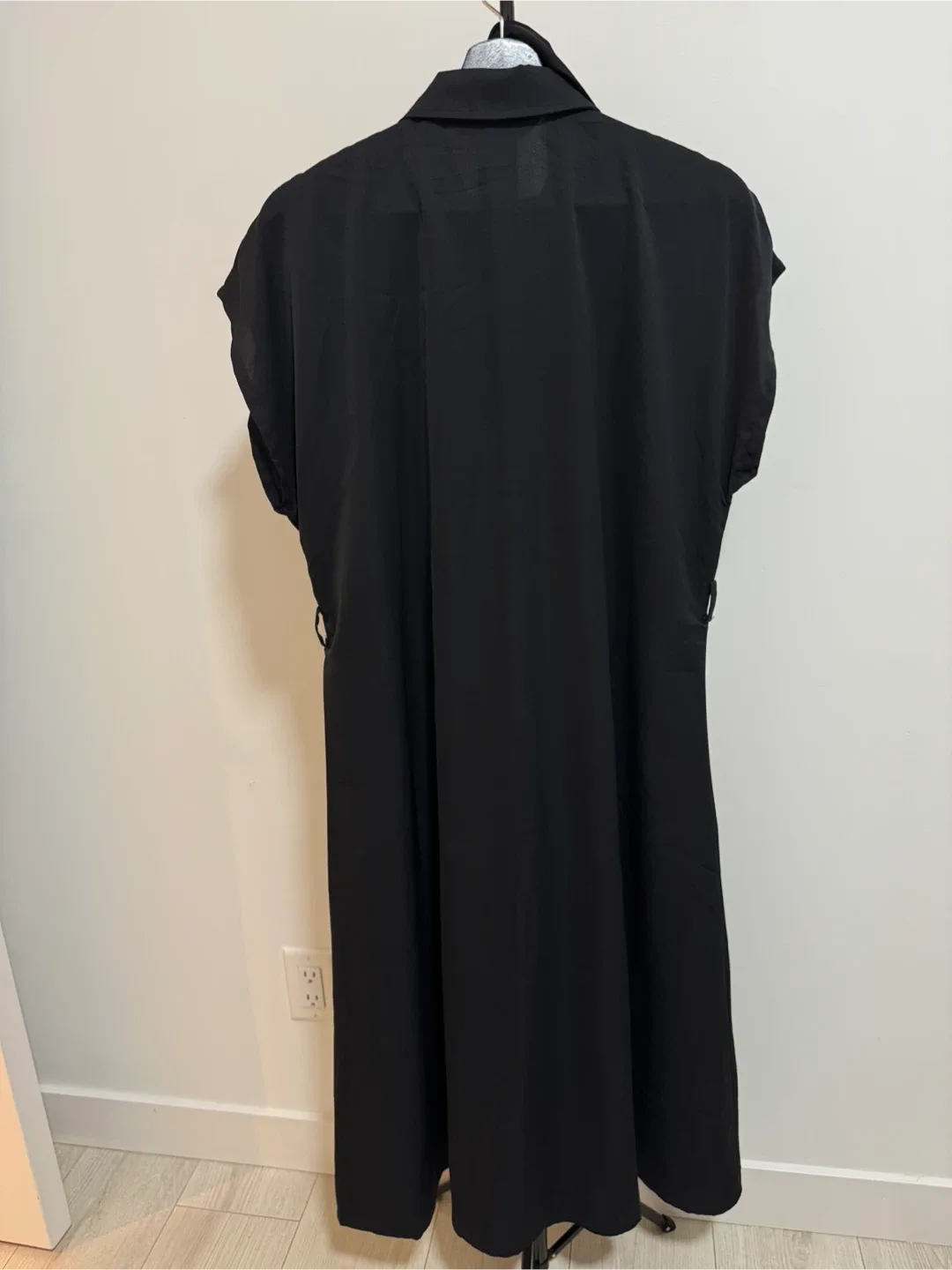 Disturbia Black Shirt Dress with Snake embroidery image indicator(5)