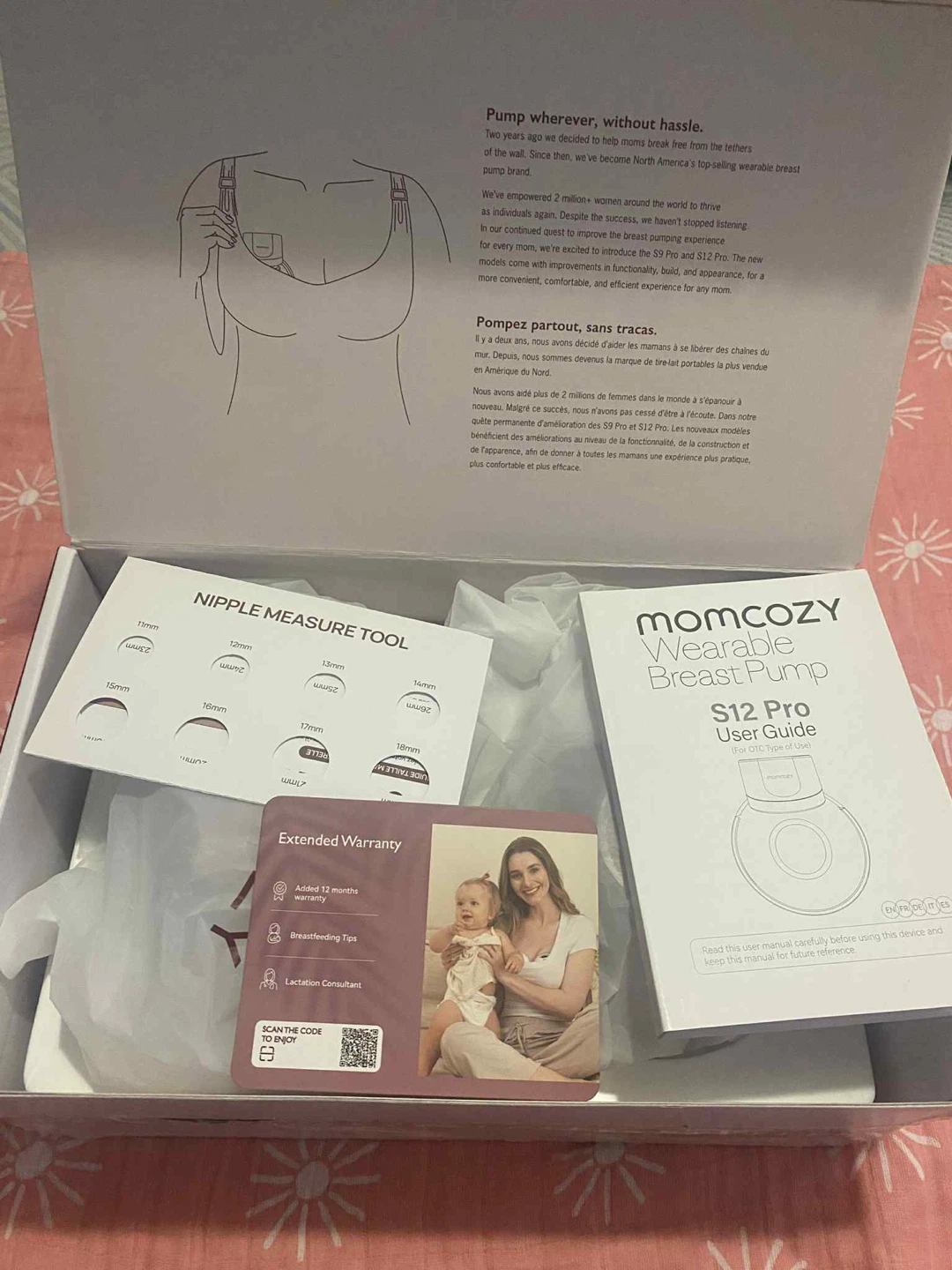 Momcozy S12 Pro Wearable Breast Pump - New in Box - photo 2