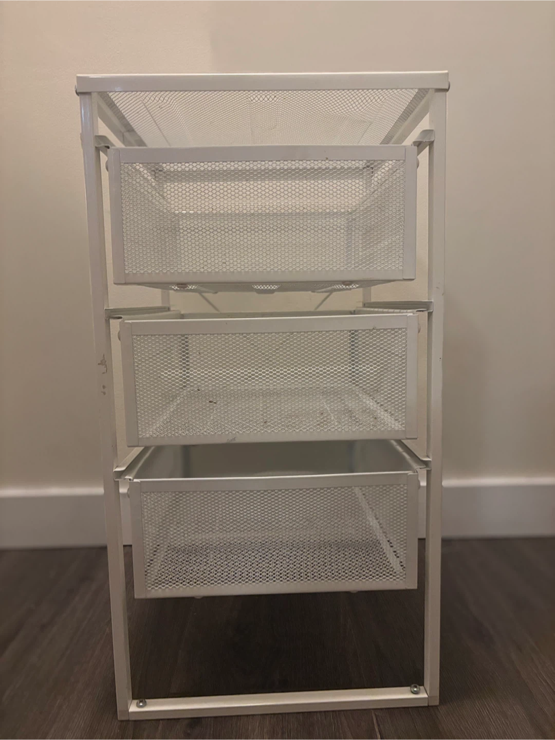 IKEA White Metal Utility Cart - photo 3
