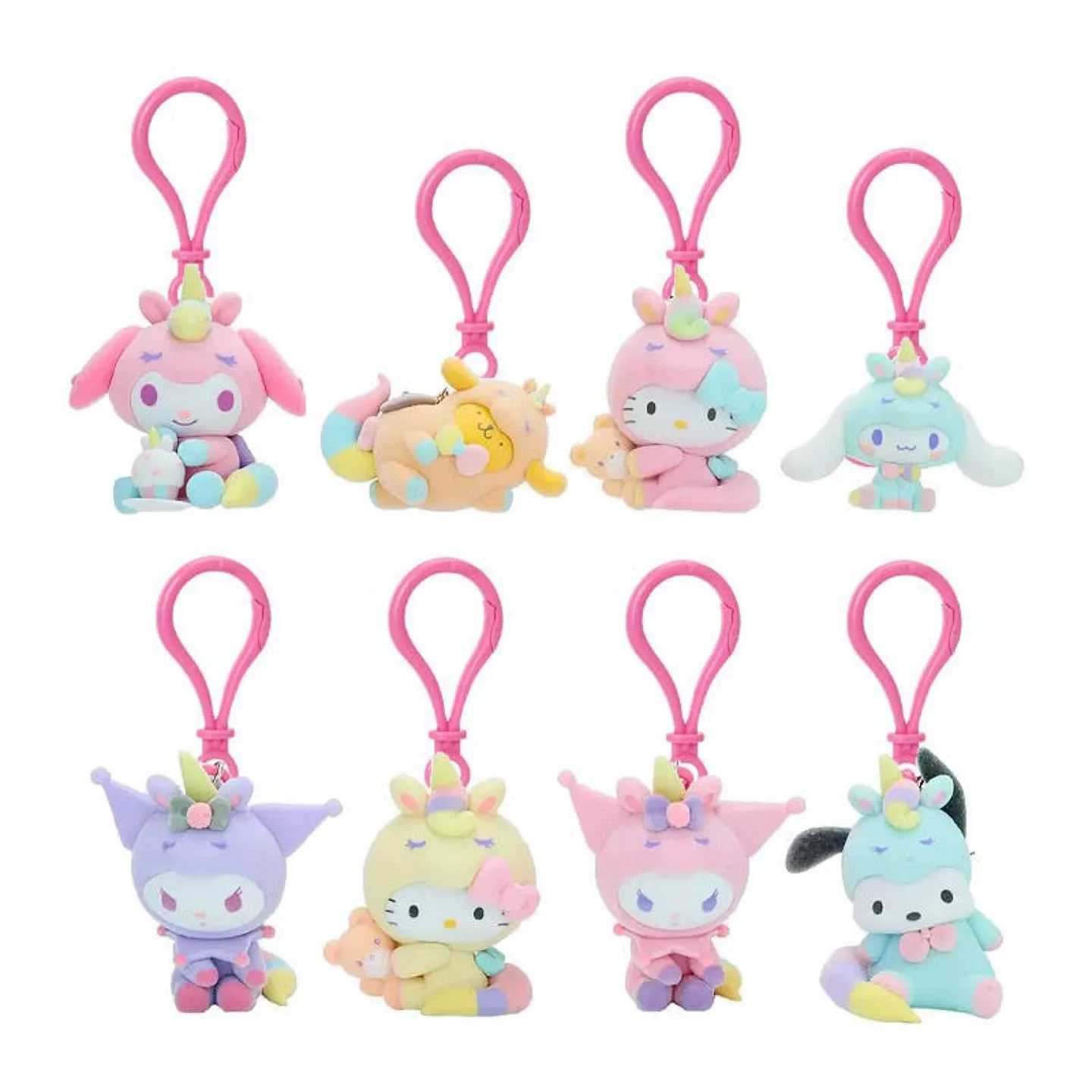 Sanrio Hello Kitty and Friends Unicorn Hanger Keychain thumbnail