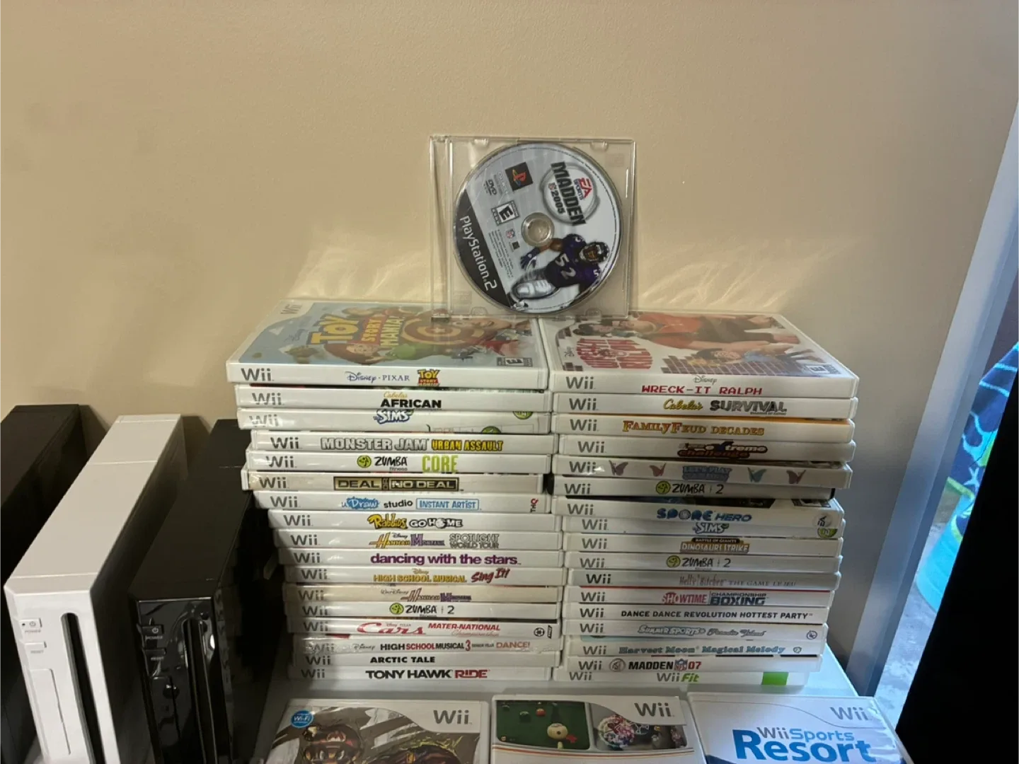 Wii Games, Consoles, Controllers & Infinity Figures Lot image indicator(2)