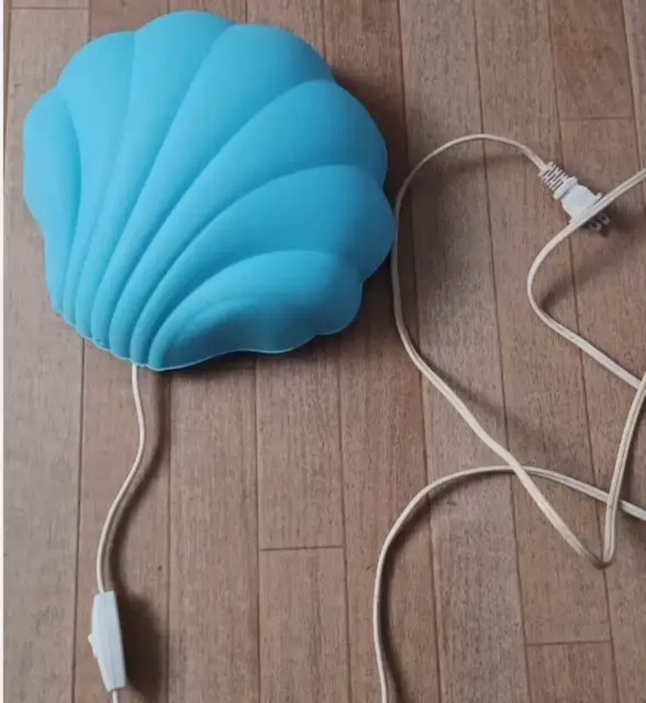 IKEA Light Blue Seashell / Clam Wall light thumbnail