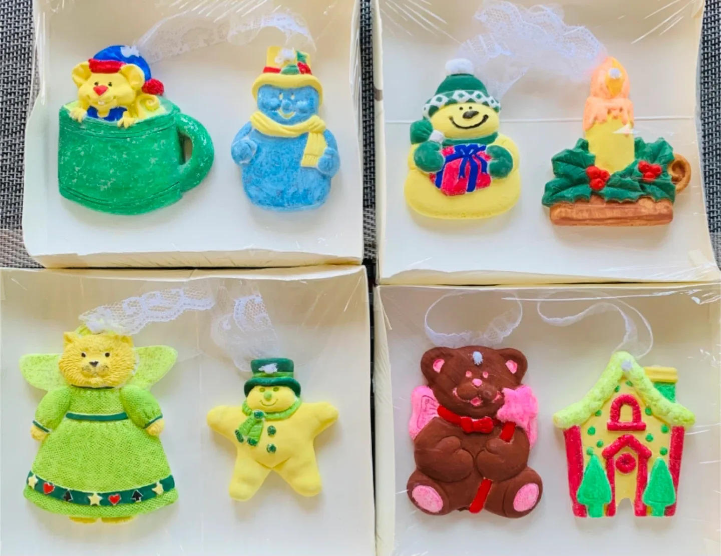 NEW Christmas Ornaments hand-painted w/ FREE gift image indicator(3)