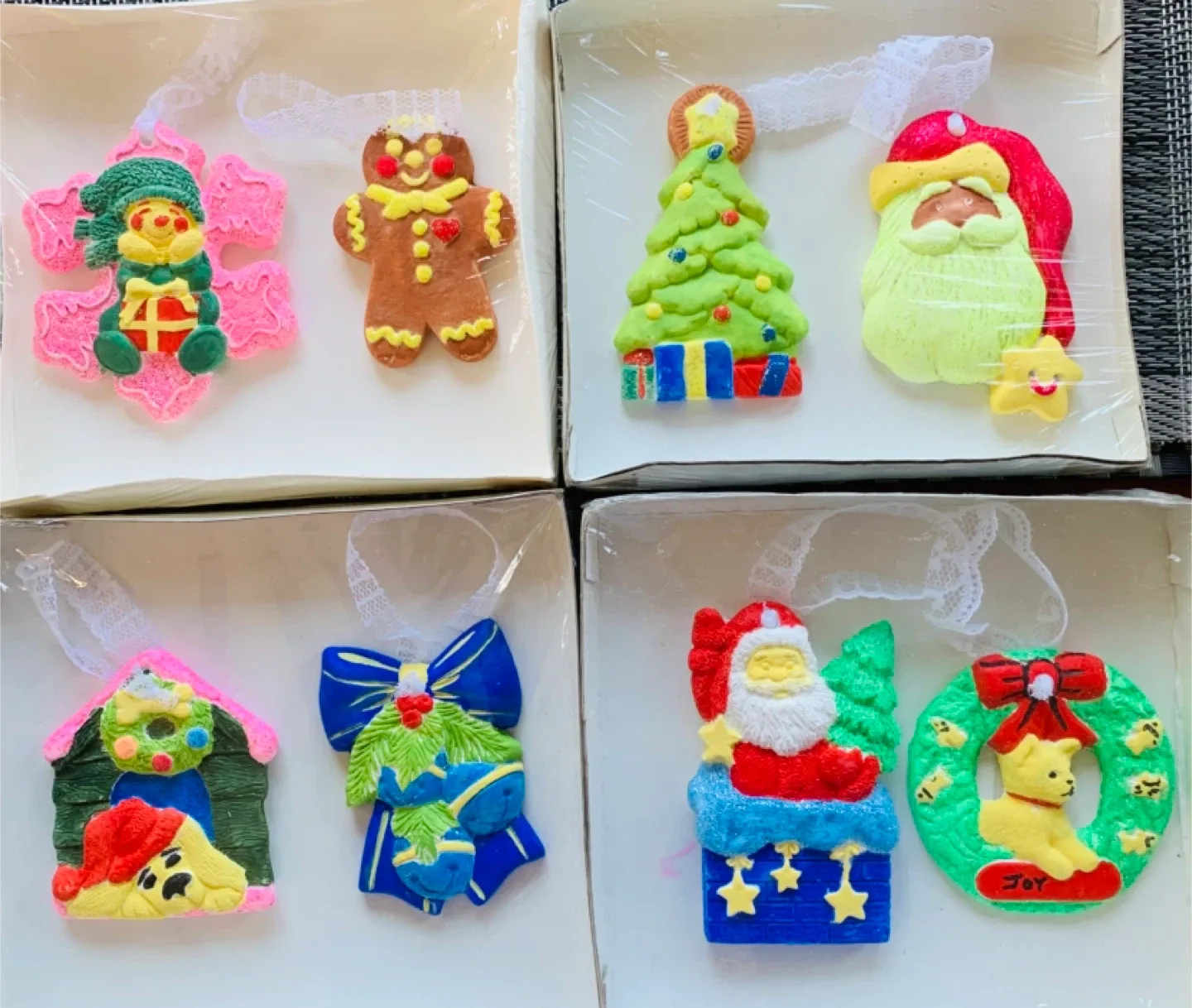 NEW Christmas Ornaments hand-painted w/ FREE gift image indicator(2)