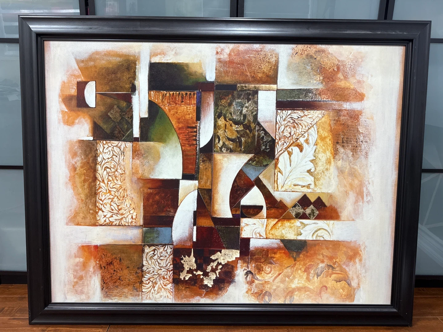 Framed Abstract Painting